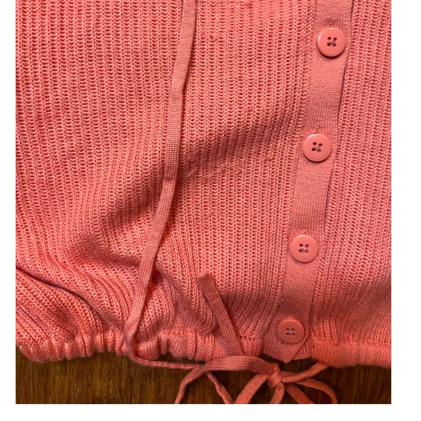 Splendid Splendid Coral Cashmere Blend Cardigan Size XS Button Up Size XS / US 0-2 / IT 36-38 - 4 Thumbnail