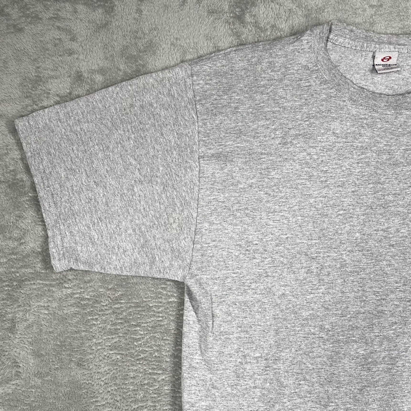 Anchor Blue VINTAGE Anchor Blue Men's T-Shirt Gray Short Sleeve Crew Neck L Size US L / EU 52-54 / 3 - 5 Thumbnail