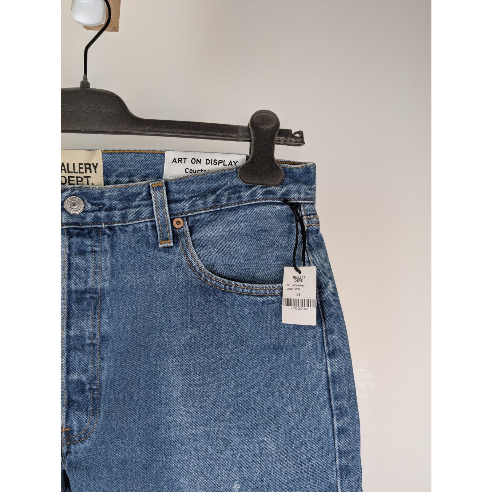 Gallery Dept. o1rshd1 5001 Denim Jeans in Blue Size US 33 - 7 Thumbnail