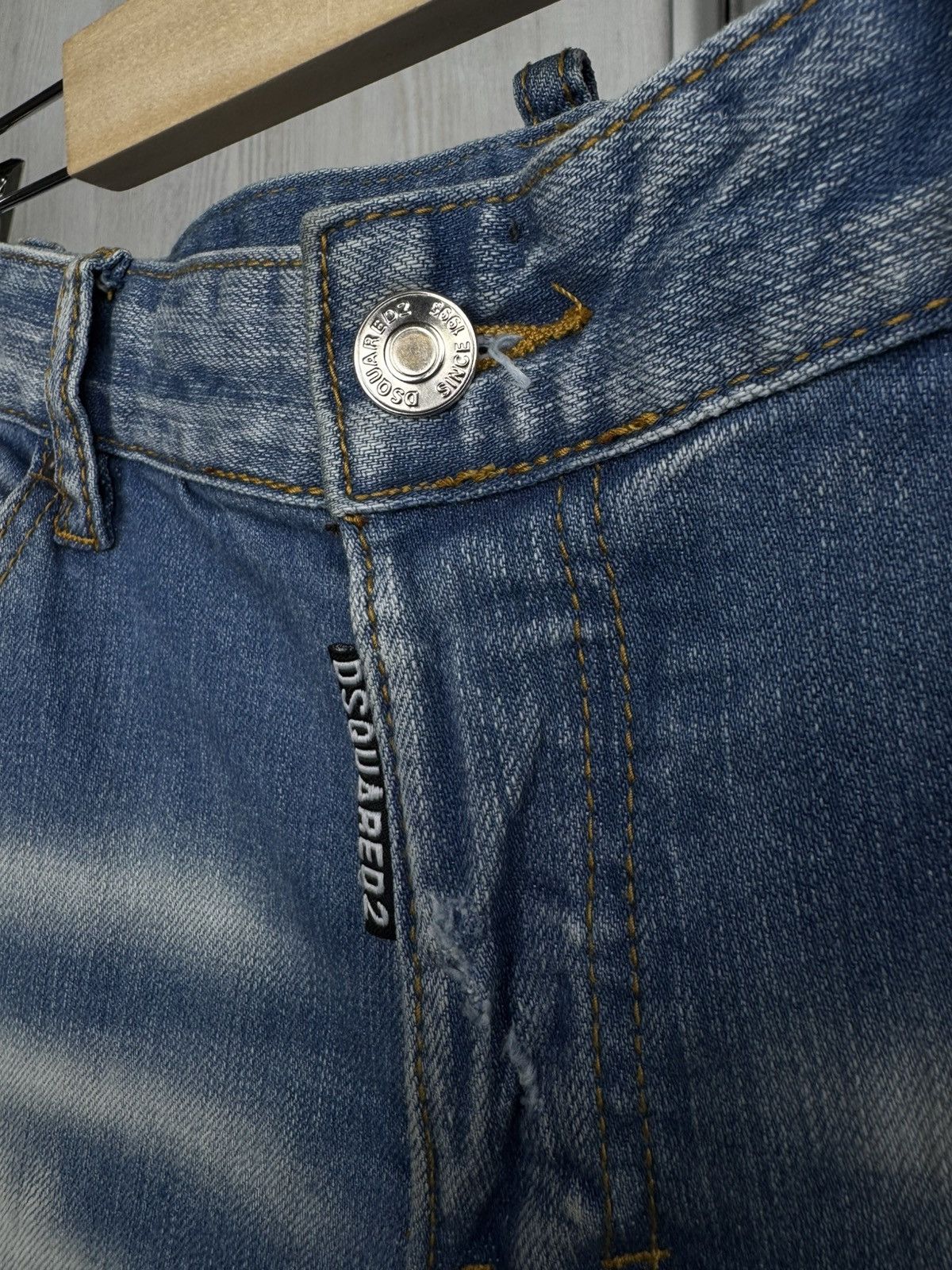 Dsquared2 Dsquared2 classic kenny twist jeans faded distressed Size US 30 / EU 46 - 7 Thumbnail
