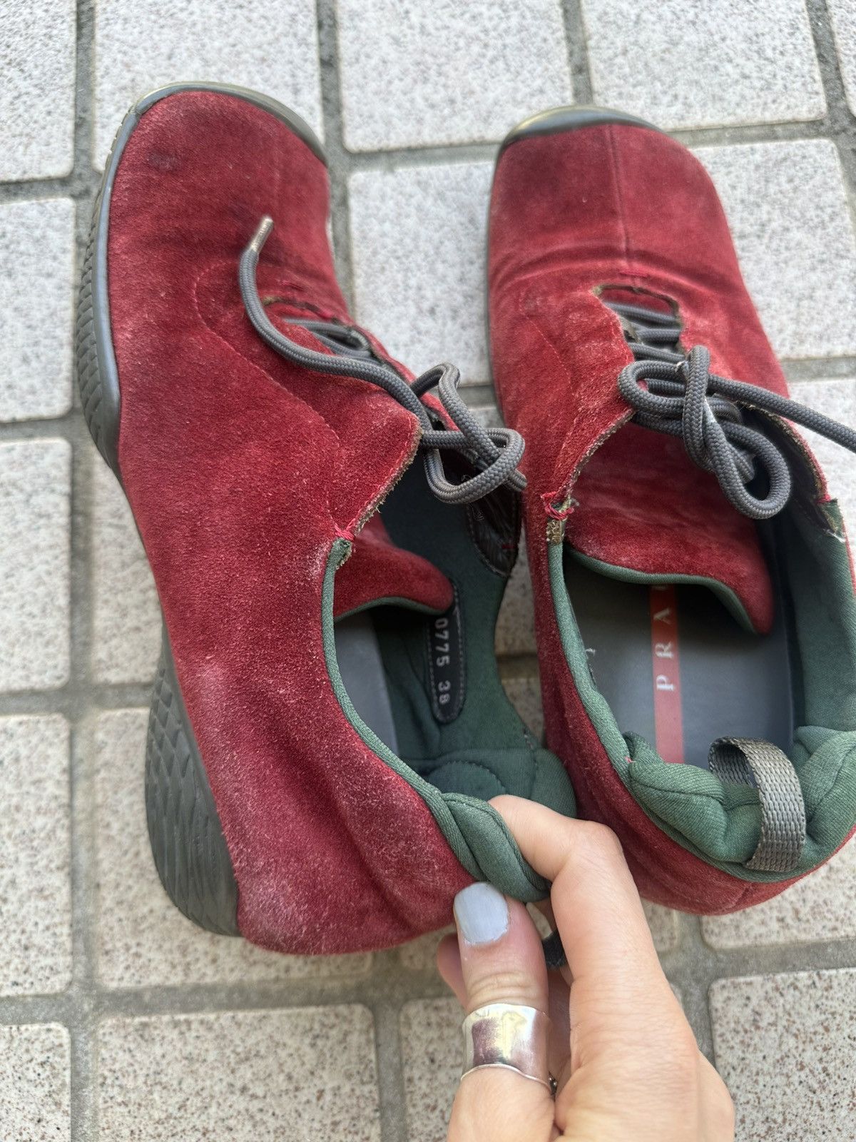 Prana Vintage Prada 2000 Sneakers Size US 8 / IT 38 - 4 Thumbnail