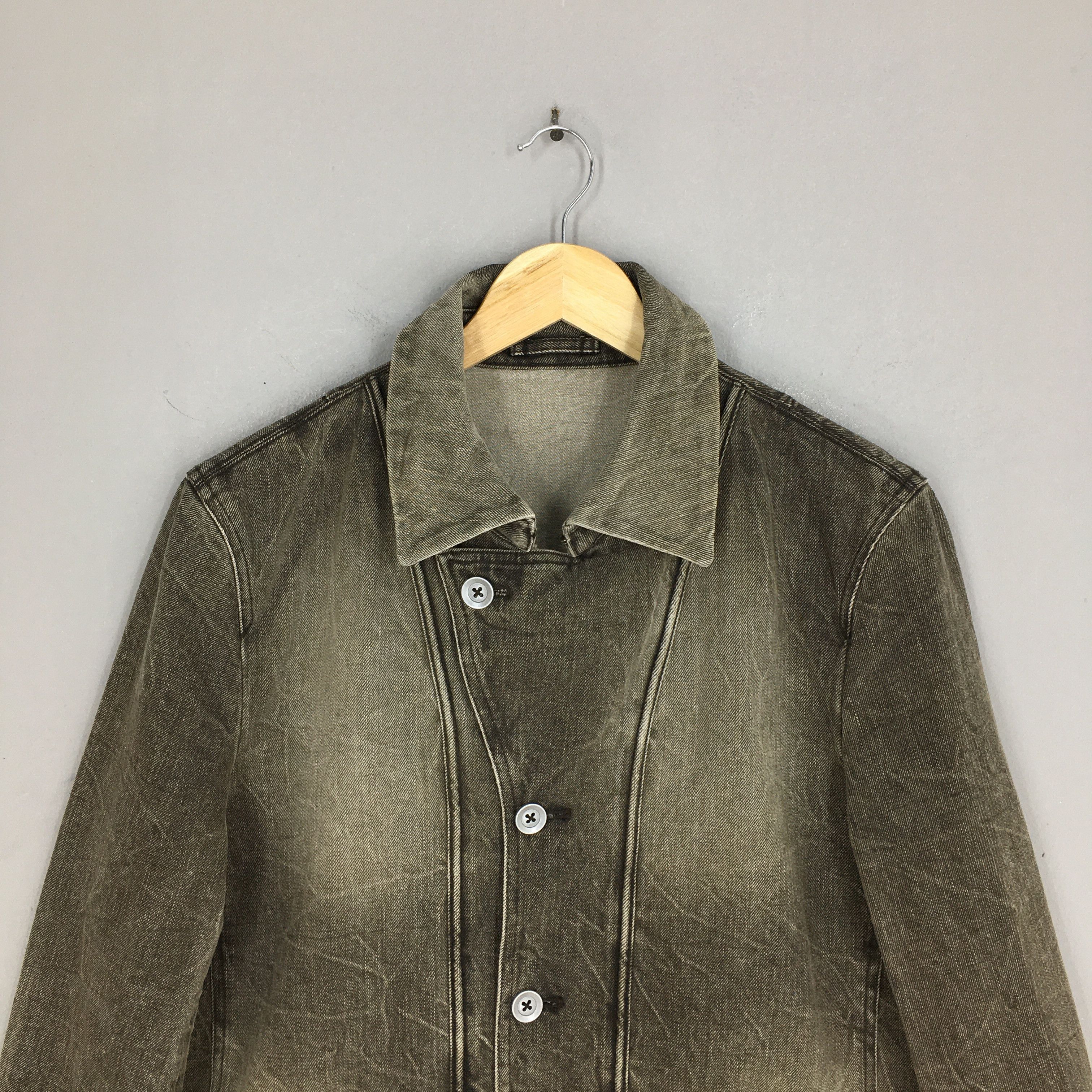 Vintage Vintage 1980s Work Jeans Jacket Labour Medium Size US M / EU 48-50 / 2 - 2 Thumbnail