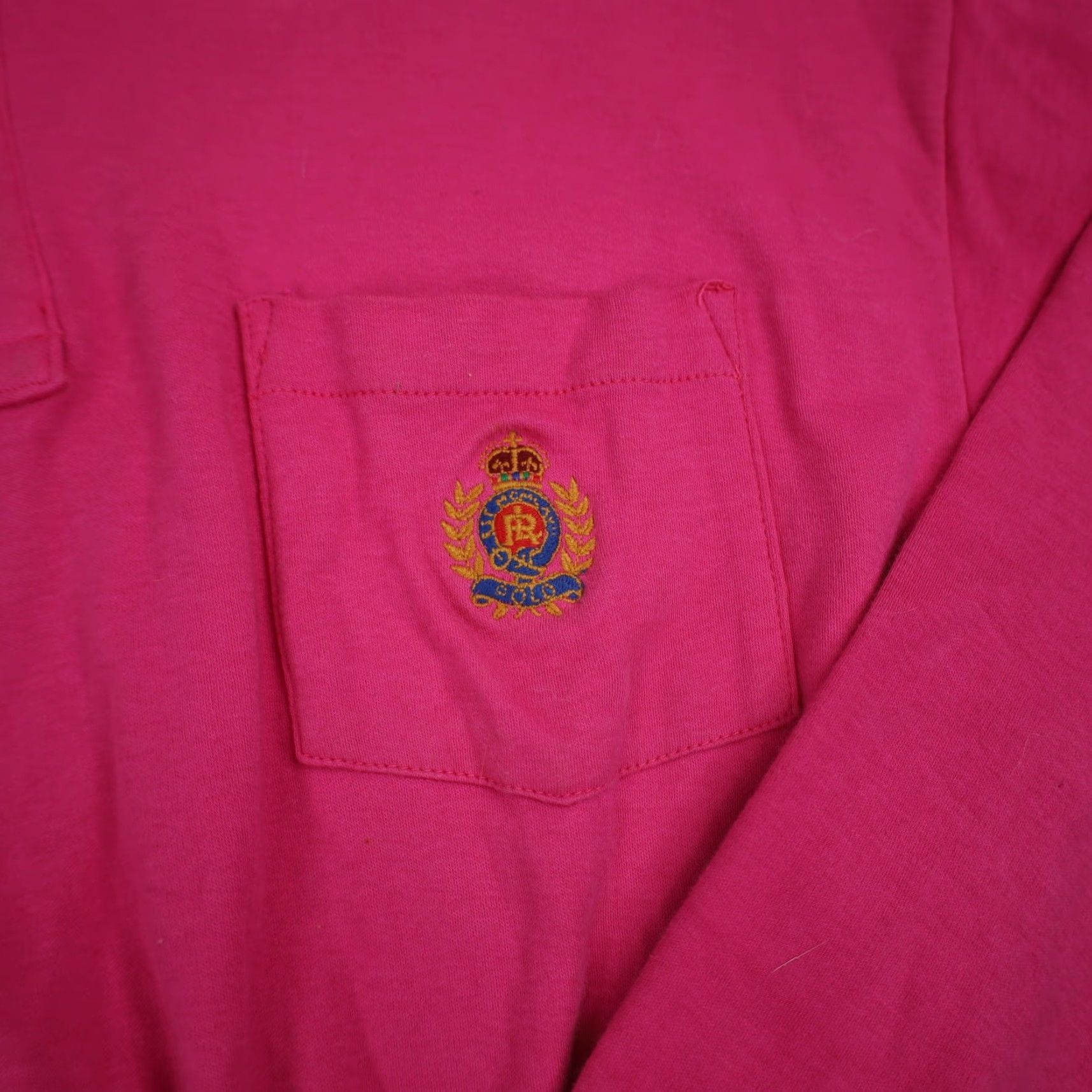 Polo Ralph Lauren VINTAGE Polo Ralph Lauren Womens Dress Long Pink Cookie Crest L Women's Dress Polo Cookie Crest Pink Long 9/10 Womens Size L / US 10 / IT 46 - 6 Thumbnail