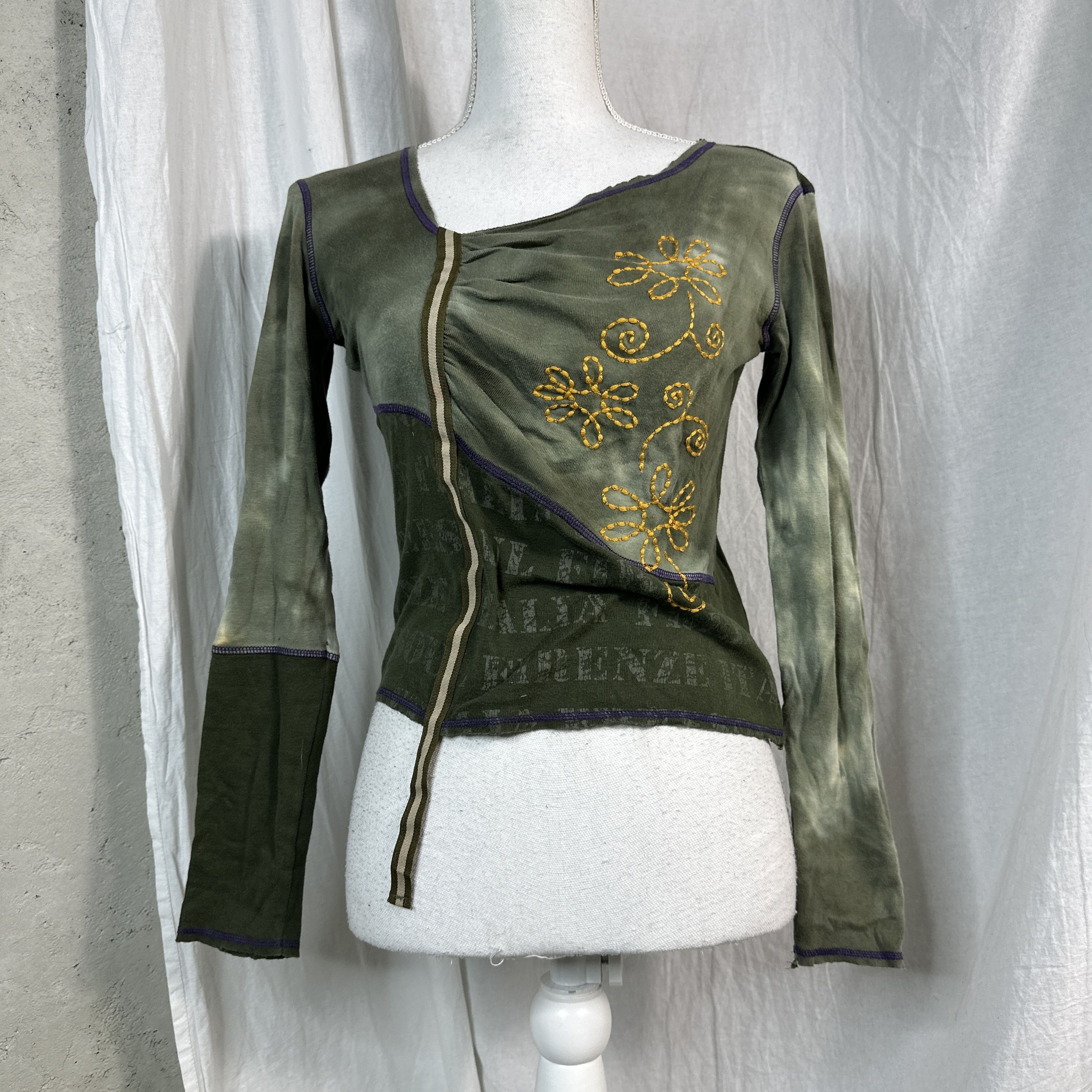 Vintage Y2K Asymmetric Top Size S / US 4 / IT 40 - 3 Thumbnail