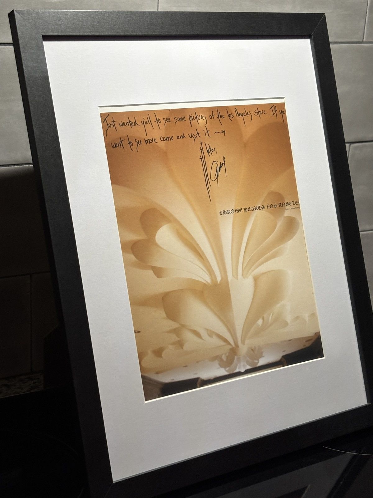 Chrome Hearts • Chrome Hearts • 'LA TEASER PROMO' Framed Art Size ONE SIZE - 3 Thumbnail