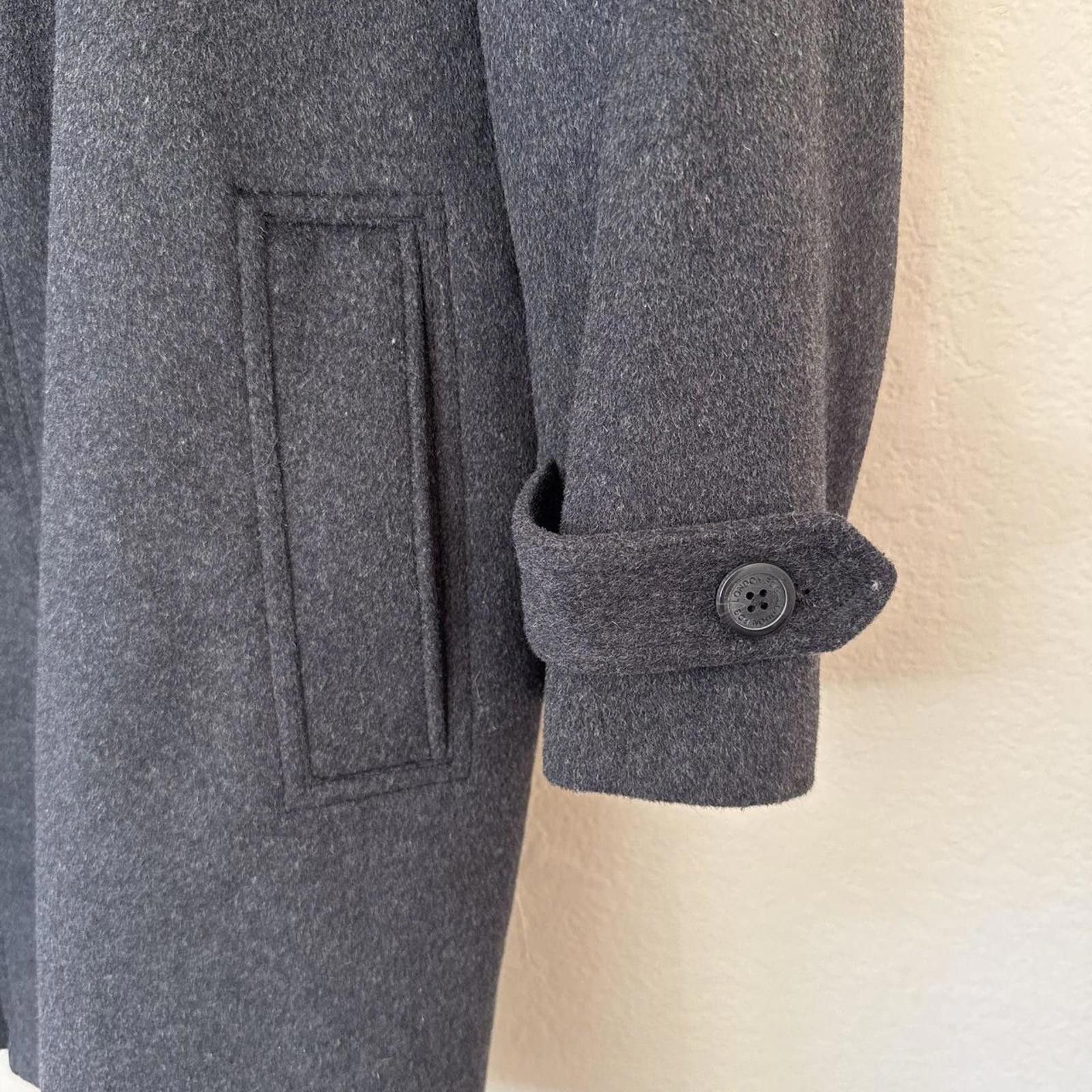 Other London Fog Overcoat Men's Black Wool Size US XS / EU 42 / 0 - 2 Thumbnail