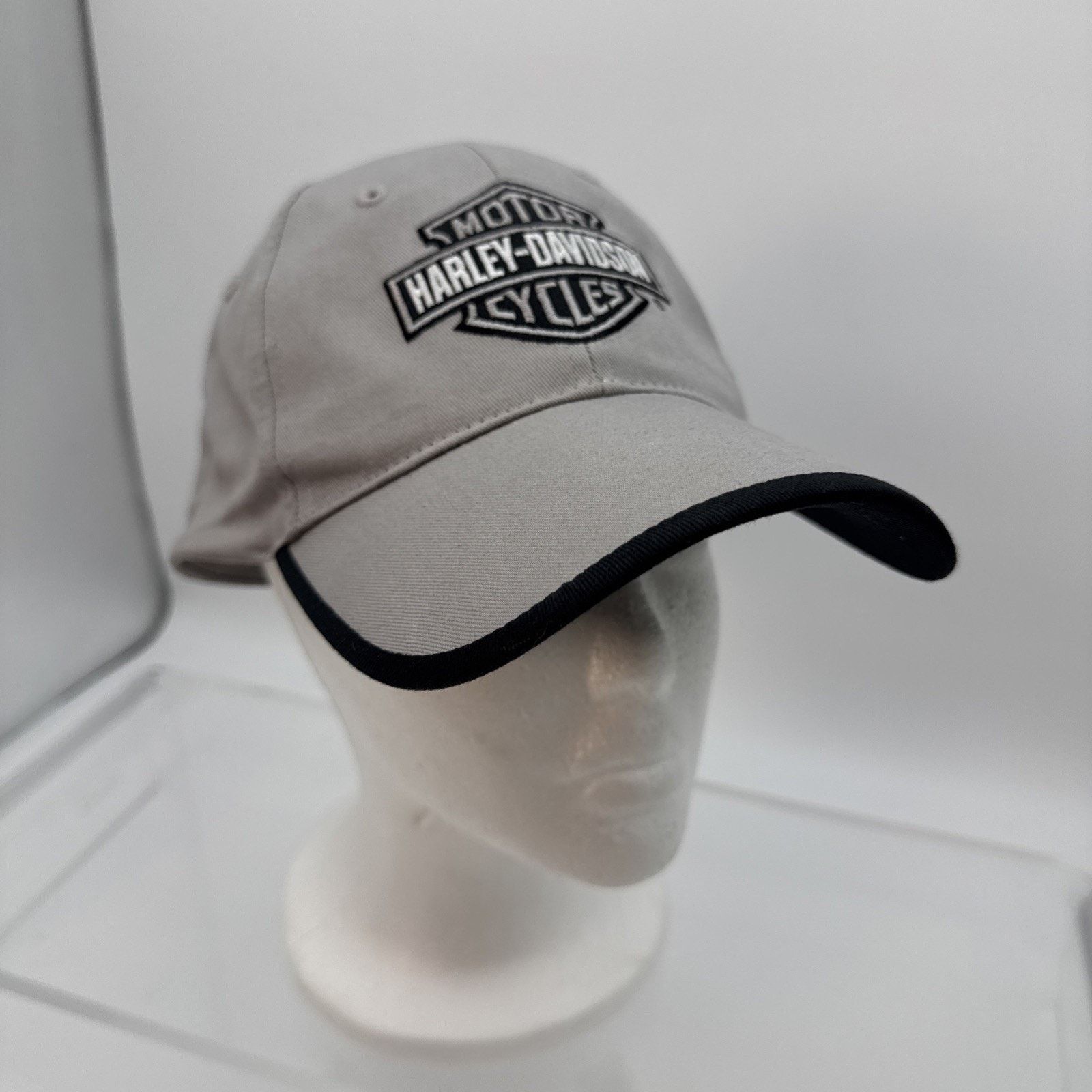 Harley Davidson Genuine Motor Clothes Harley Davidson Beige Baseball Adjust Size ONE SIZE - 1 Thumbnail