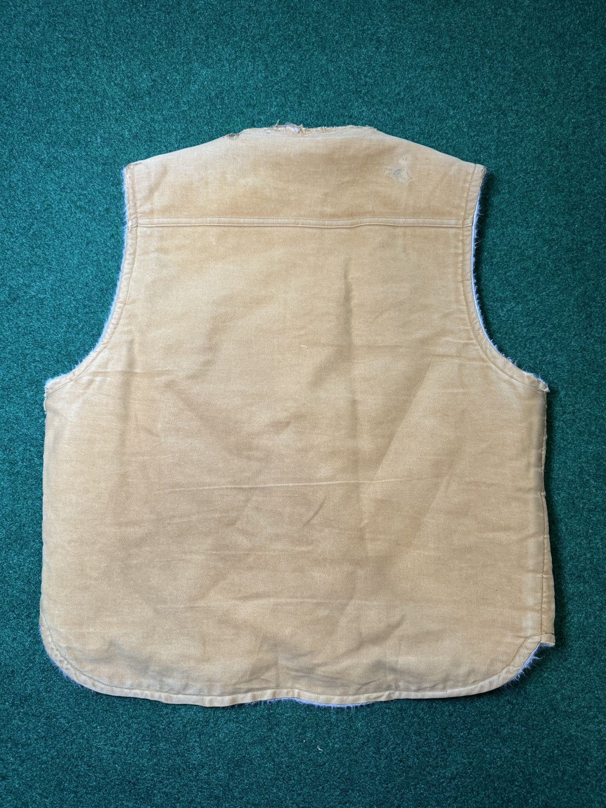 Vintage Vintage 60s 70s Talon Zipper Yellow Reversible Fleece Vest Size US S / EU 44-46 / 1 - 3 Thumbnail