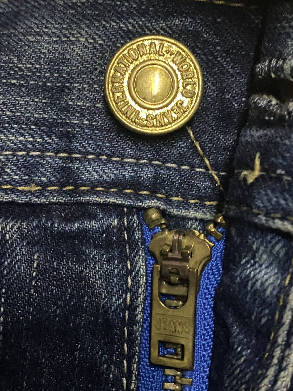 Japanese Brand Vintage Denim Craft Mud Faded Wash Distressed Repair Flare Size US 36 / EU 52 - 11 Thumbnail