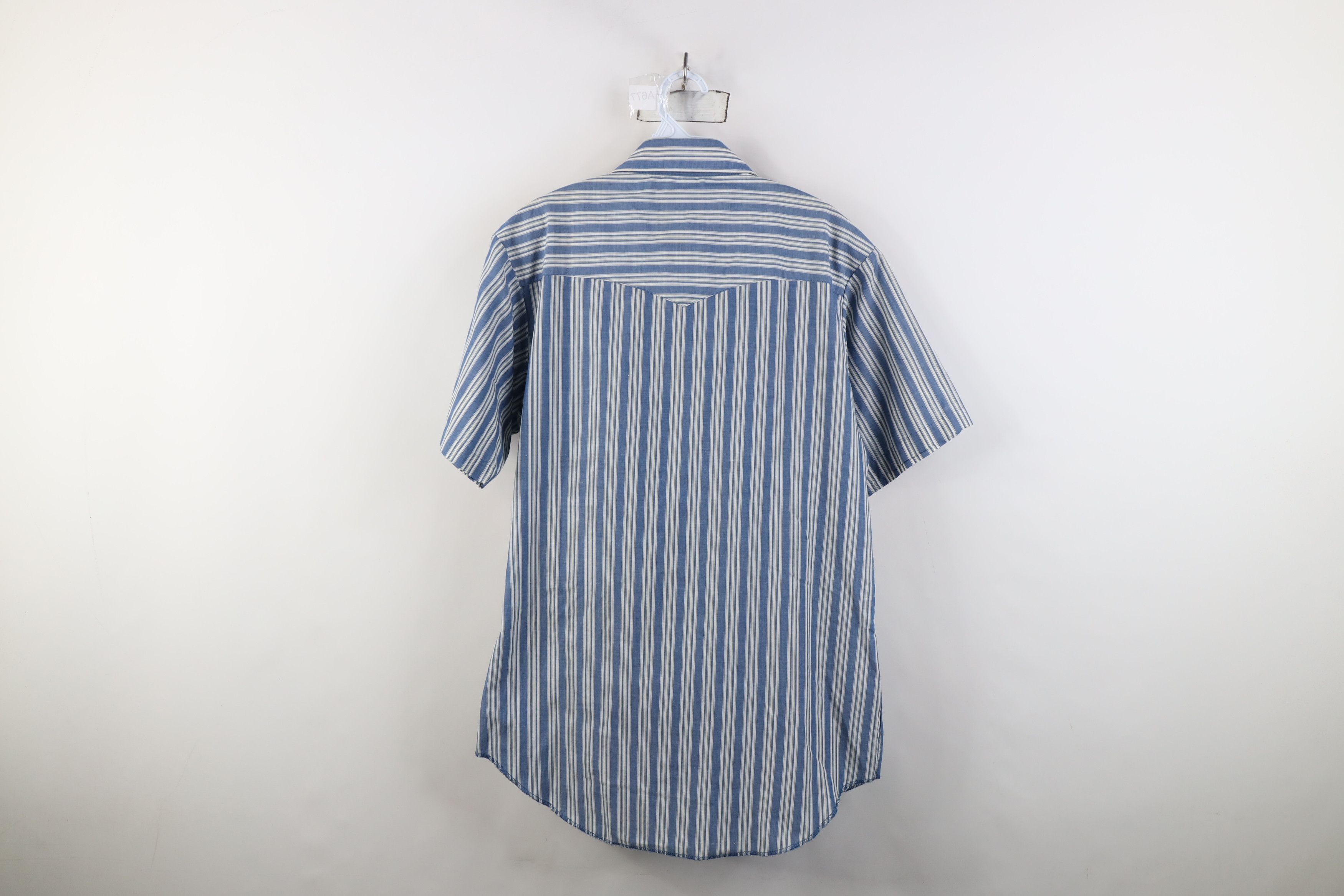 Wrangler Vintage 90s Wrangler Western Striped Snap Button Shirt Size US M / EU 48-50 / 2 - 11 Thumbnail