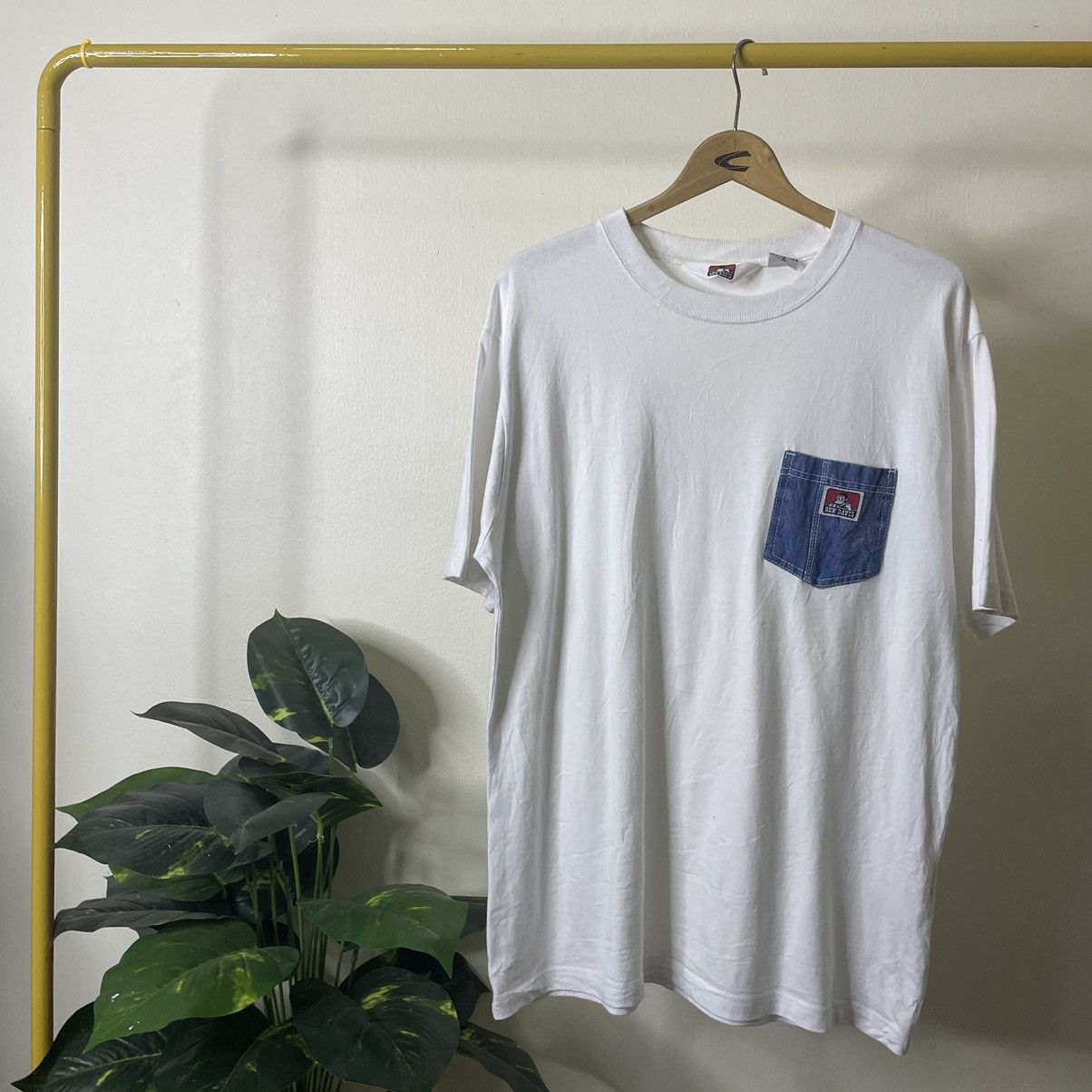 Ben Davis × Vintage Vintage Ben Davis Single Pocket Skater T Shirt Size US L / EU 52-54 / 3 - 1 Thumbnail