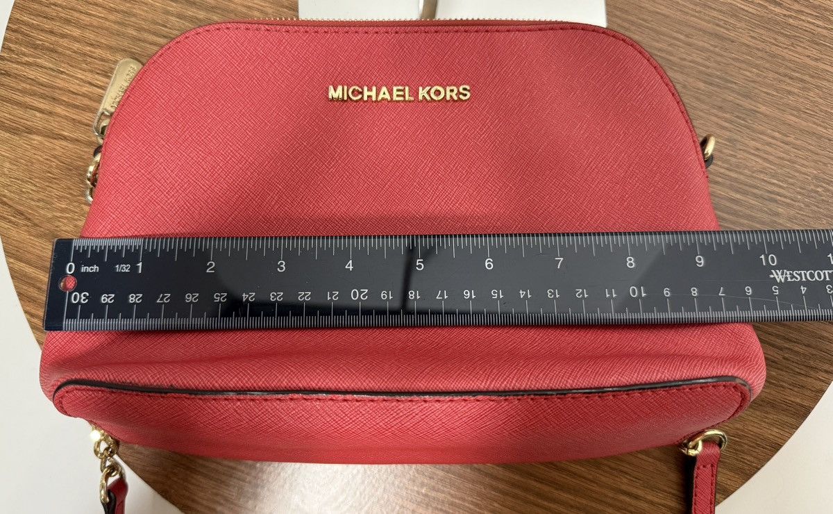 Michael Kors Michael Kors Cindy Saffiano Leather Salmon Chain Crossbody Size ONE SIZE - 13 Thumbnail