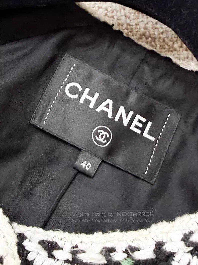 Chanel Chanel Colorful maze pattern striped tweed woven long-slee Size S / US 4 / IT 40 - 5 Thumbnail