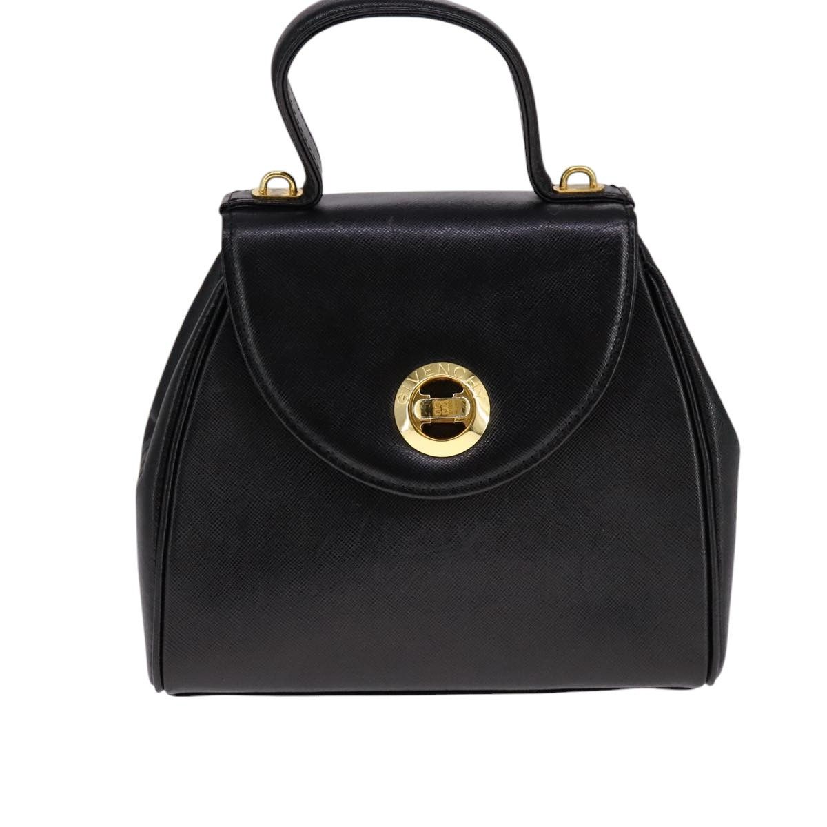 Givenchy -- Black Leather Handbag (Pre-Owned) Size ONE SIZE - 1 Thumbnail