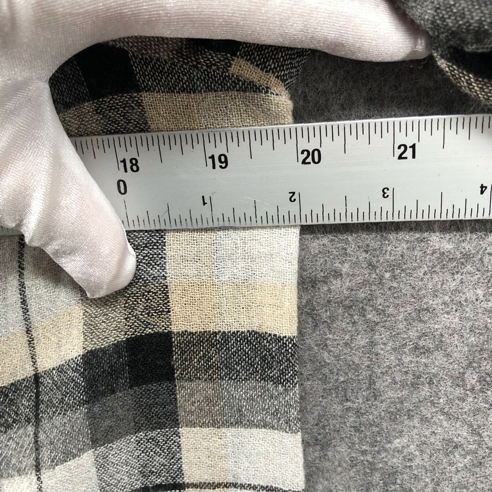 Zara Zara Off The Shoulder Plaid Mini Dress XS Beige Black 3/4 Sleeve Wool Blend Womens Size XS / US 0-2 / IT 36-38 - 7 Thumbnail
