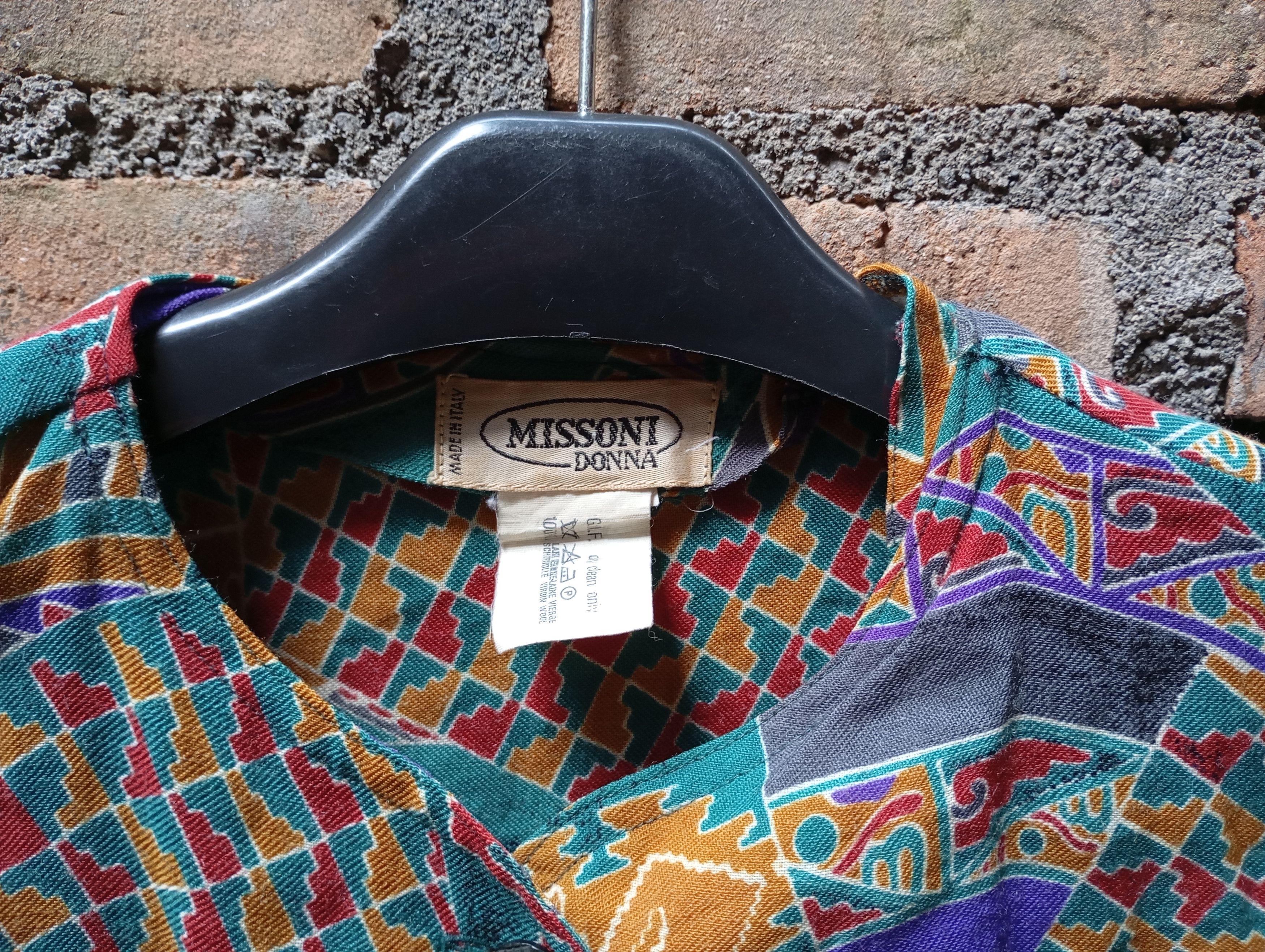 Missoni × Native Paisley Missoni Blouses Shirts Made in Italy Size L / US 10 / IT 46 - 3 Thumbnail