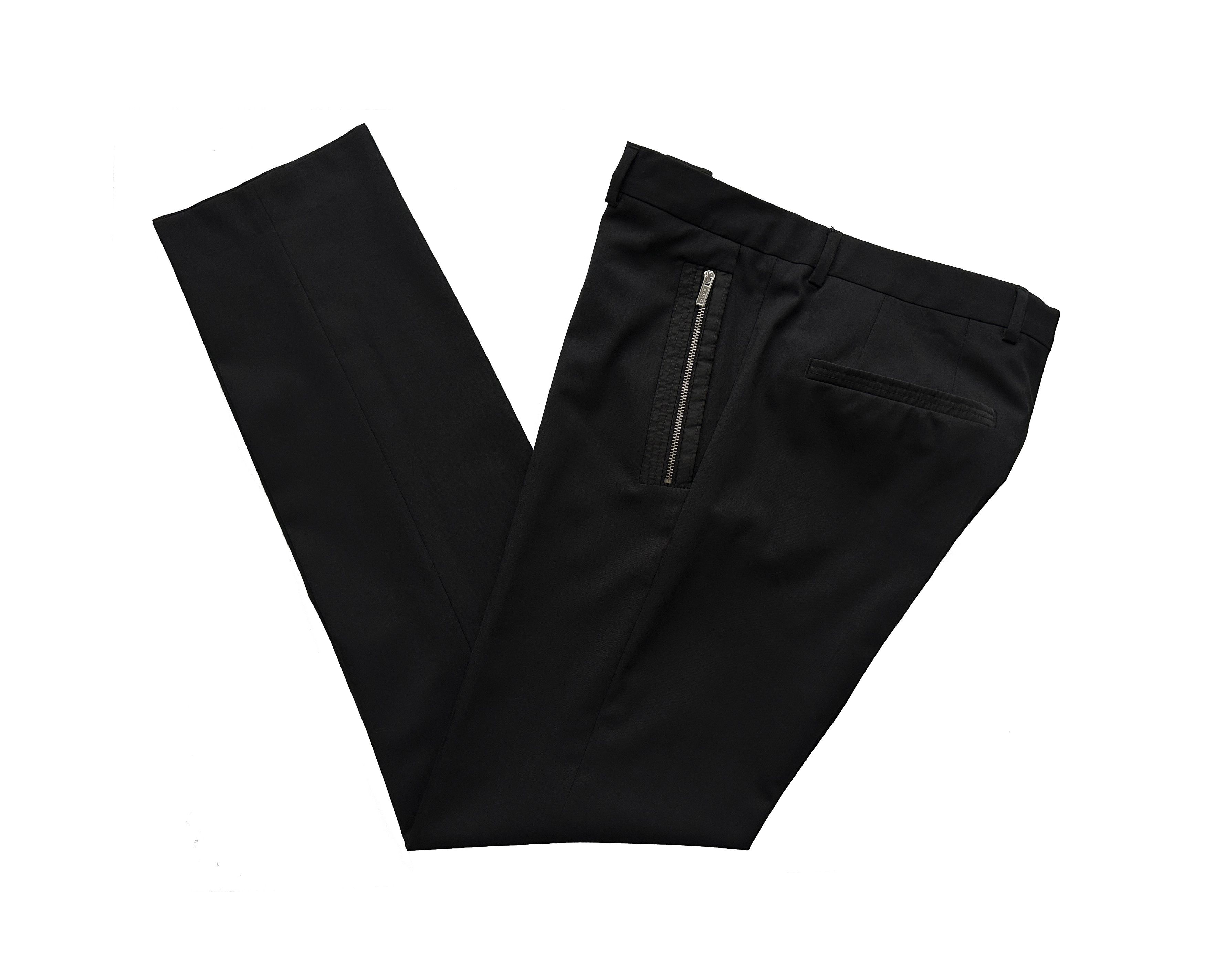 Hugo Boss Hugo Boss black wool trousers Size US 32 / EU 48 - 2 Thumbnail
