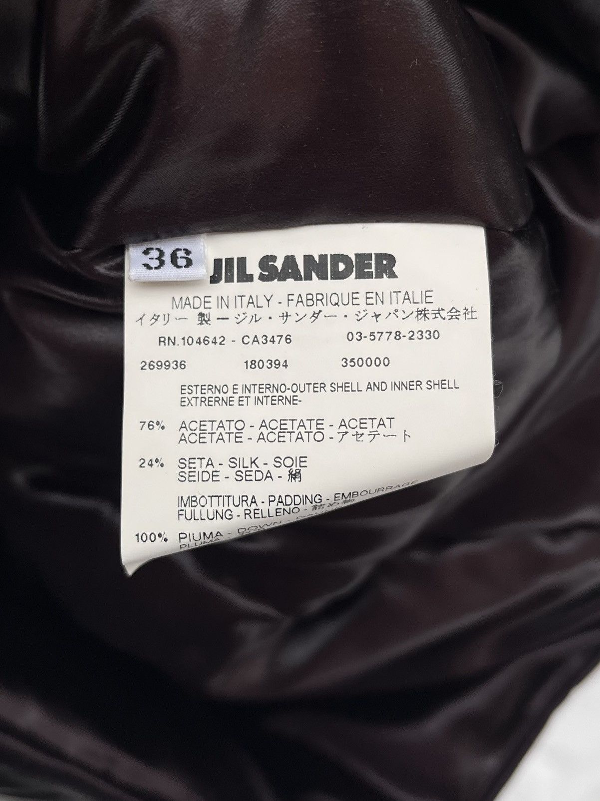 Jil Sander Jil Sander Down Puff Jacket Size XS / US 0-2 / IT 36-38 - 6 Thumbnail