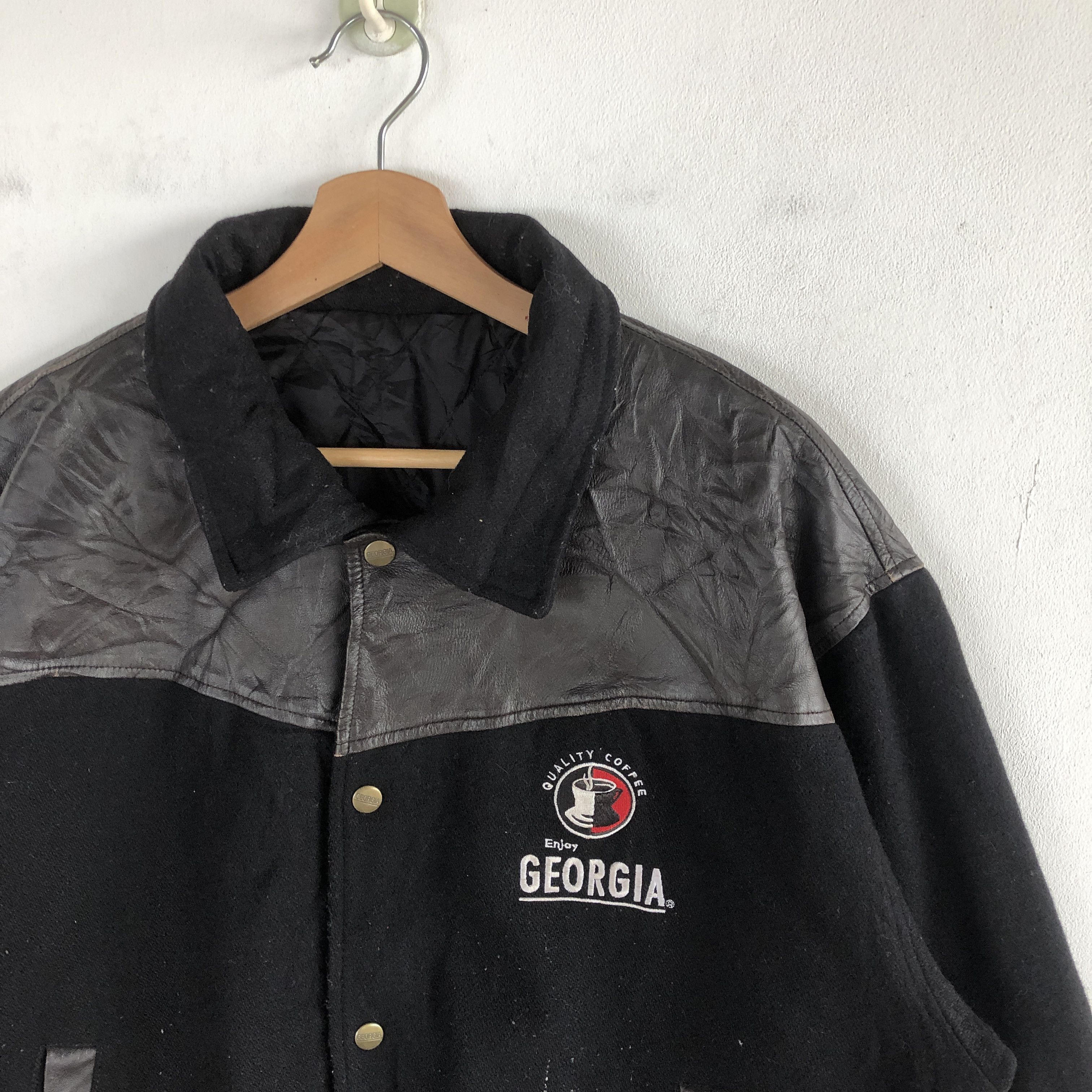 Japanese Brand × Vintage Vintage Georgia Varsity Jackets Japanese Wool Jacket Size US L / EU 52-54 / 3 - 5 Thumbnail
