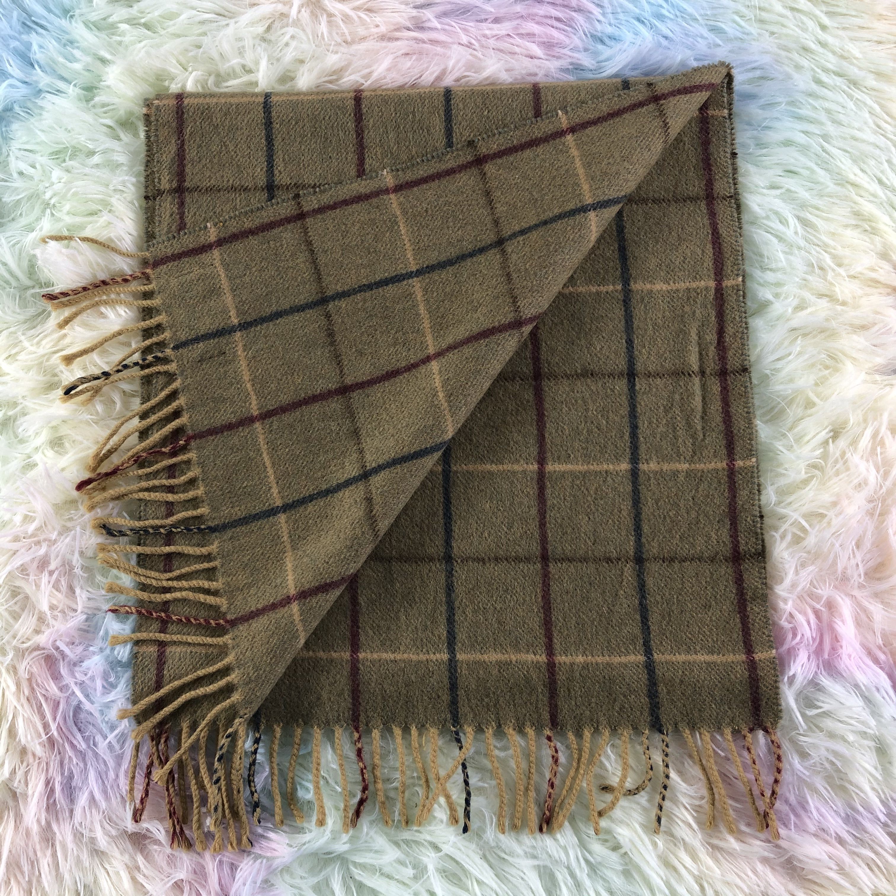 Burberry × Vintage Burberry Scarf / Muffler / Neckwear - KM189 Size ONE SIZE - 5 Thumbnail