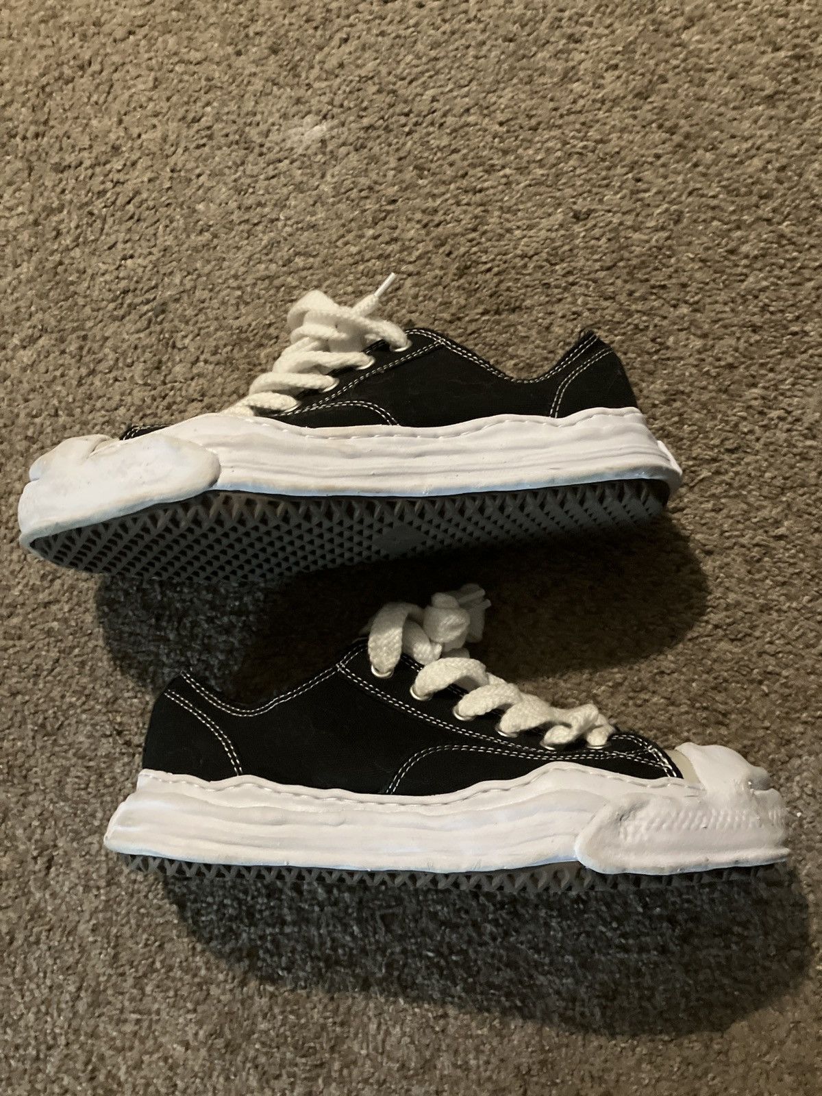 Maison MIHARA YASUHIRO Black and white Hanks Size US 9.5 / EU 42-43 - 3 Thumbnail