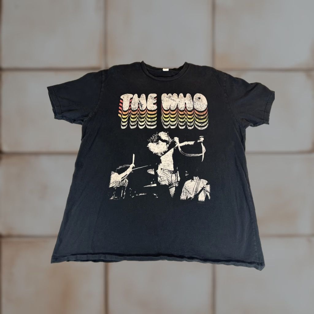 Starter The Who Shirt Mens XL Black Graphic Rock Music Concert T-Shirt Size US XL / EU 56 / 4 - 1 Thumbnail