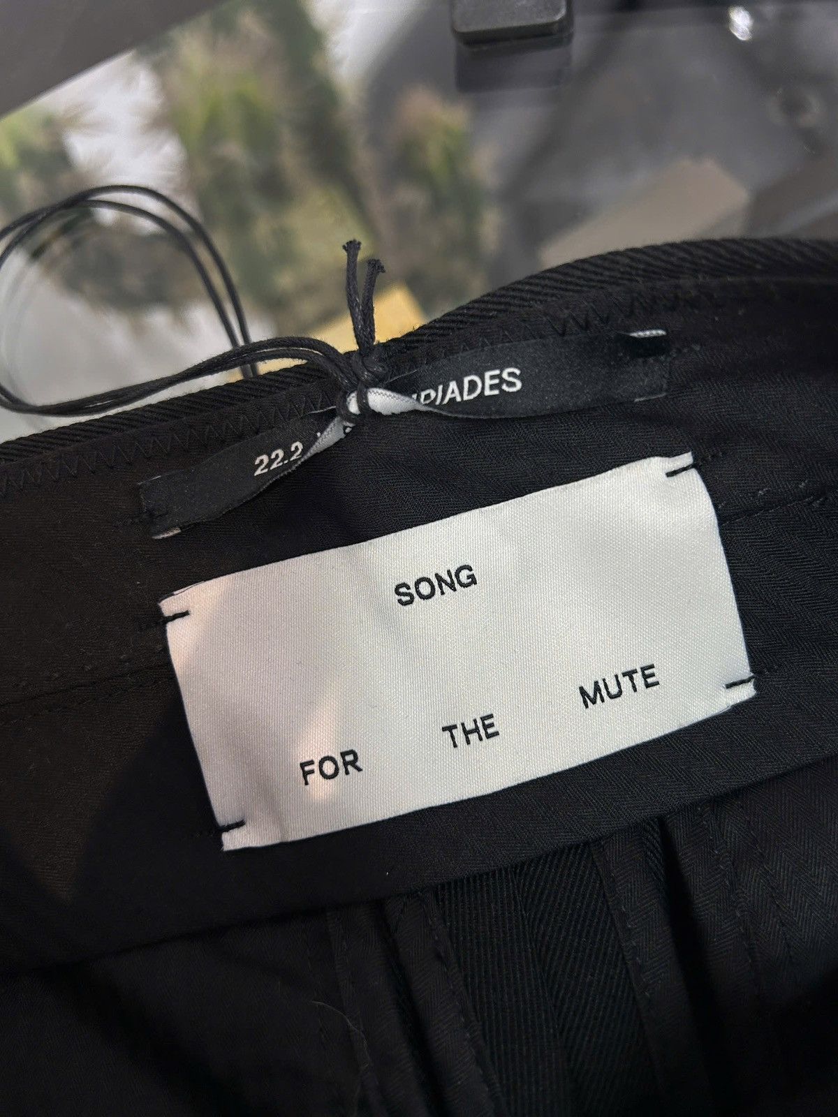 Song For The Mute Song For The Mute 22.2 Mirror Cropped Trouser Pants Size US 30 / EU 46 - 6 Thumbnail