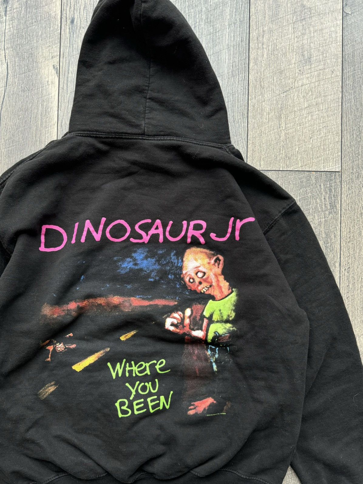 Vintage Vintage Dinosaur Jr Rock Band Promo Hoodie - Medium Size US M / EU 48-50 / 2 - 9 Thumbnail