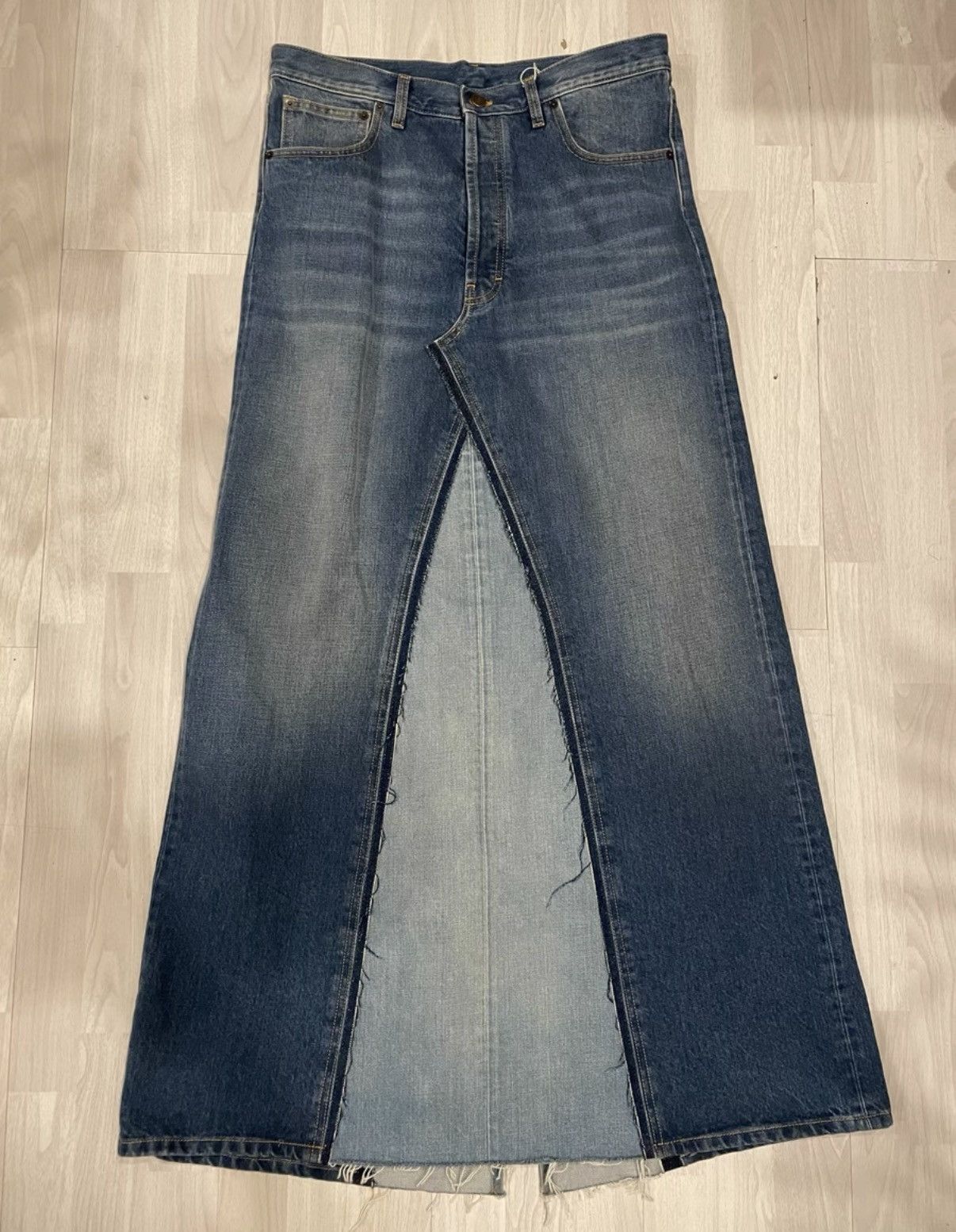 Maison Margiela Maison Margiela #4 Maxi Denim Skirt Size L / US 10 / IT 46 - 1 Thumbnail