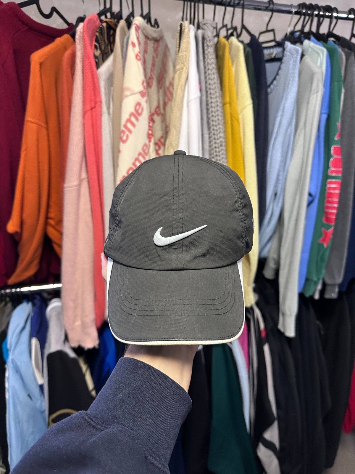Nike Vintage 90s Nike Swoosh 20 XL Nylon Cap Size ONE SIZE - 4 Thumbnail