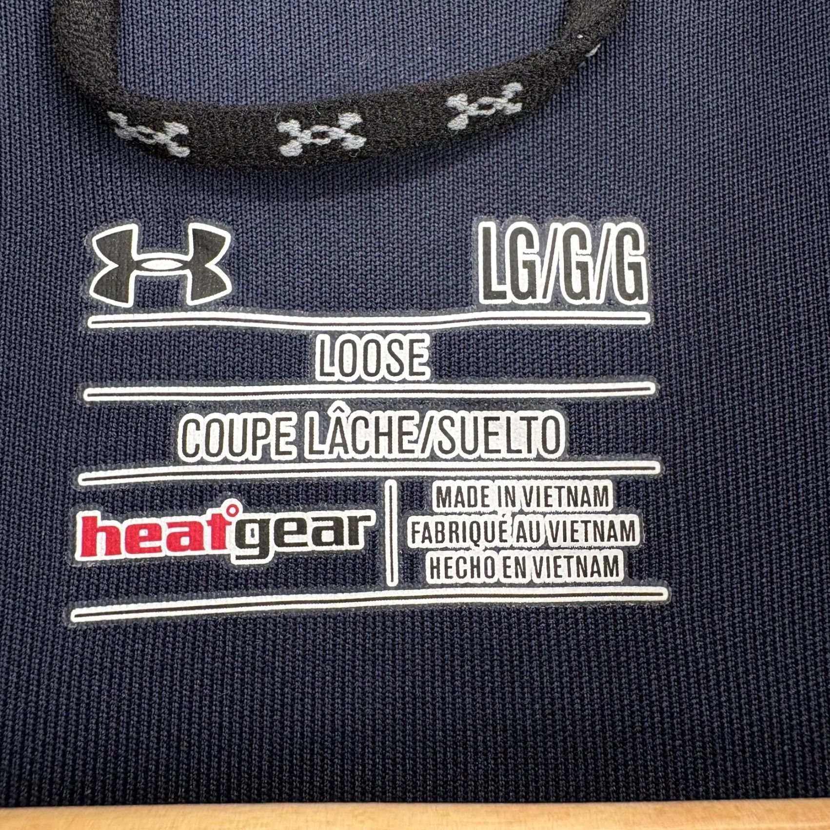 Under Armour Under Armour Polo Shirt Mens L Blue HeatGear Golf Smoot Logo Performance Size US L / EU 52-54 / 3 - 4 Thumbnail
