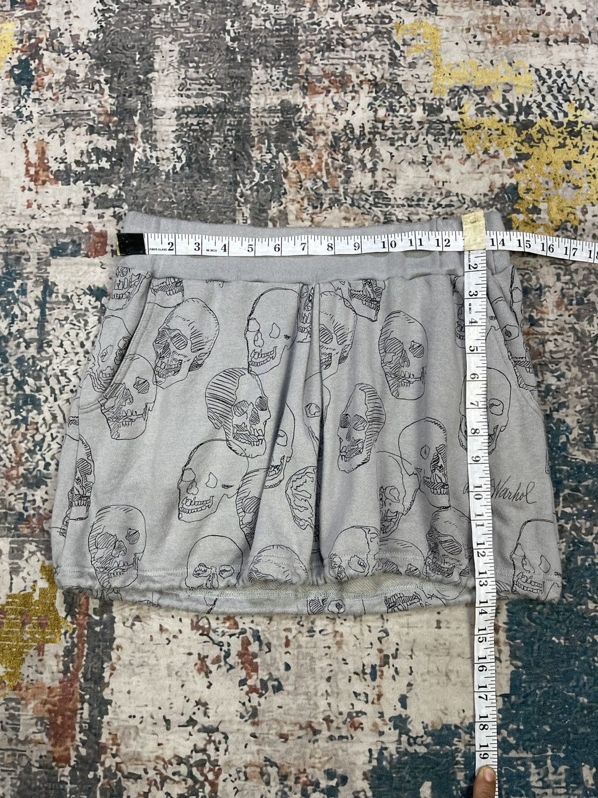 Andy Warhol × Hysteric Glamour Andy Warhol X Hysteric Glamour Gothic Skull Mini Skirt Size 29" - 9 Thumbnail