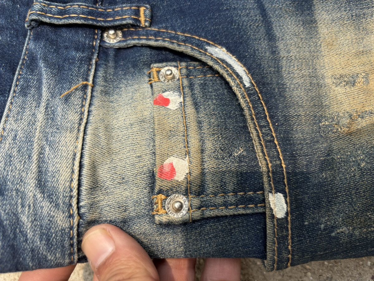 Dsquared2 Vintage DSQUARED2 Paint Splater slim jean Size US 32 / EU 48 - 15 Thumbnail