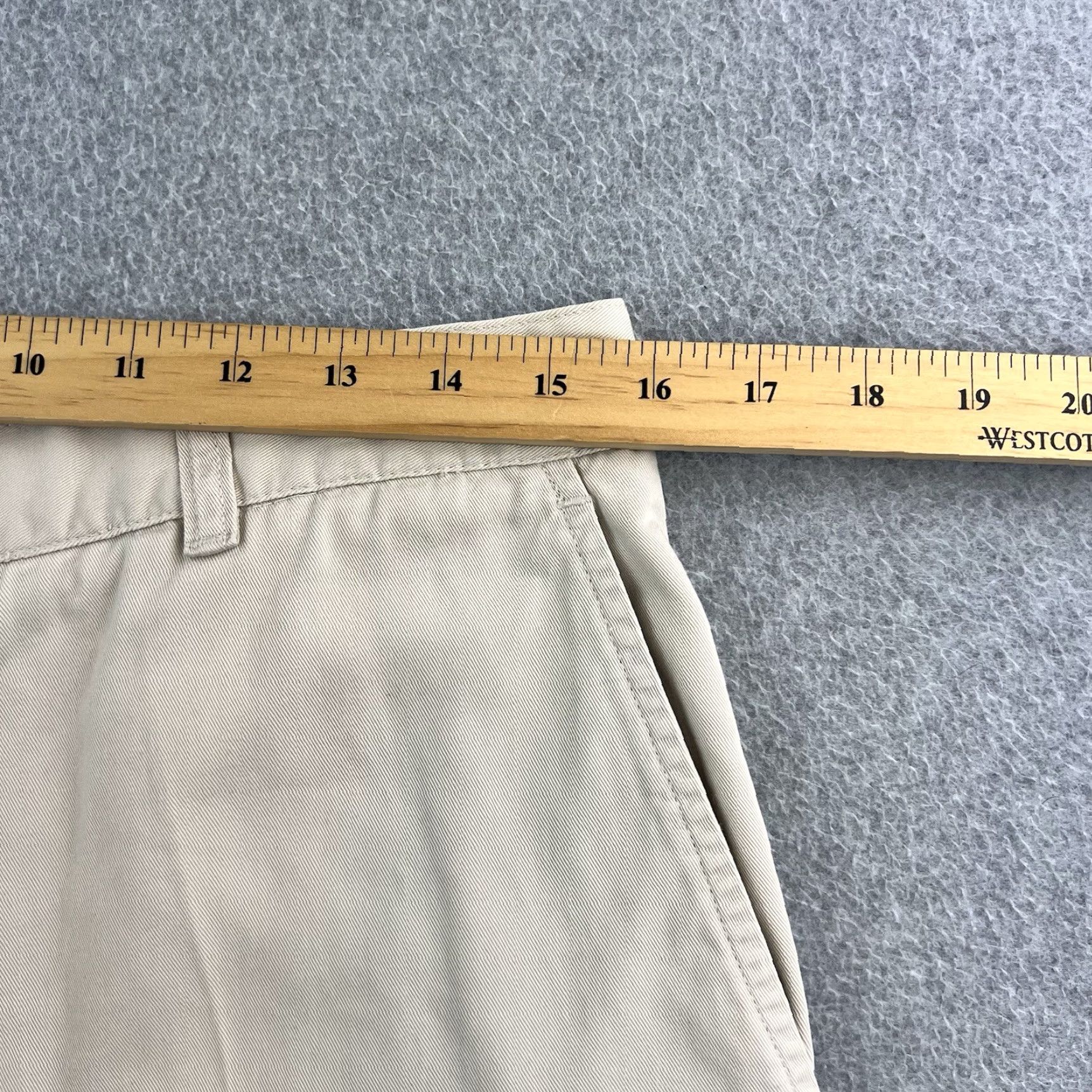 Tommy Hilfiger Tommy Hilfiger Pants Womens 12 Beige Straight Leg Casual Preppy Ladies Size 34" / US 12 / IT 48 - 2 Thumbnail
