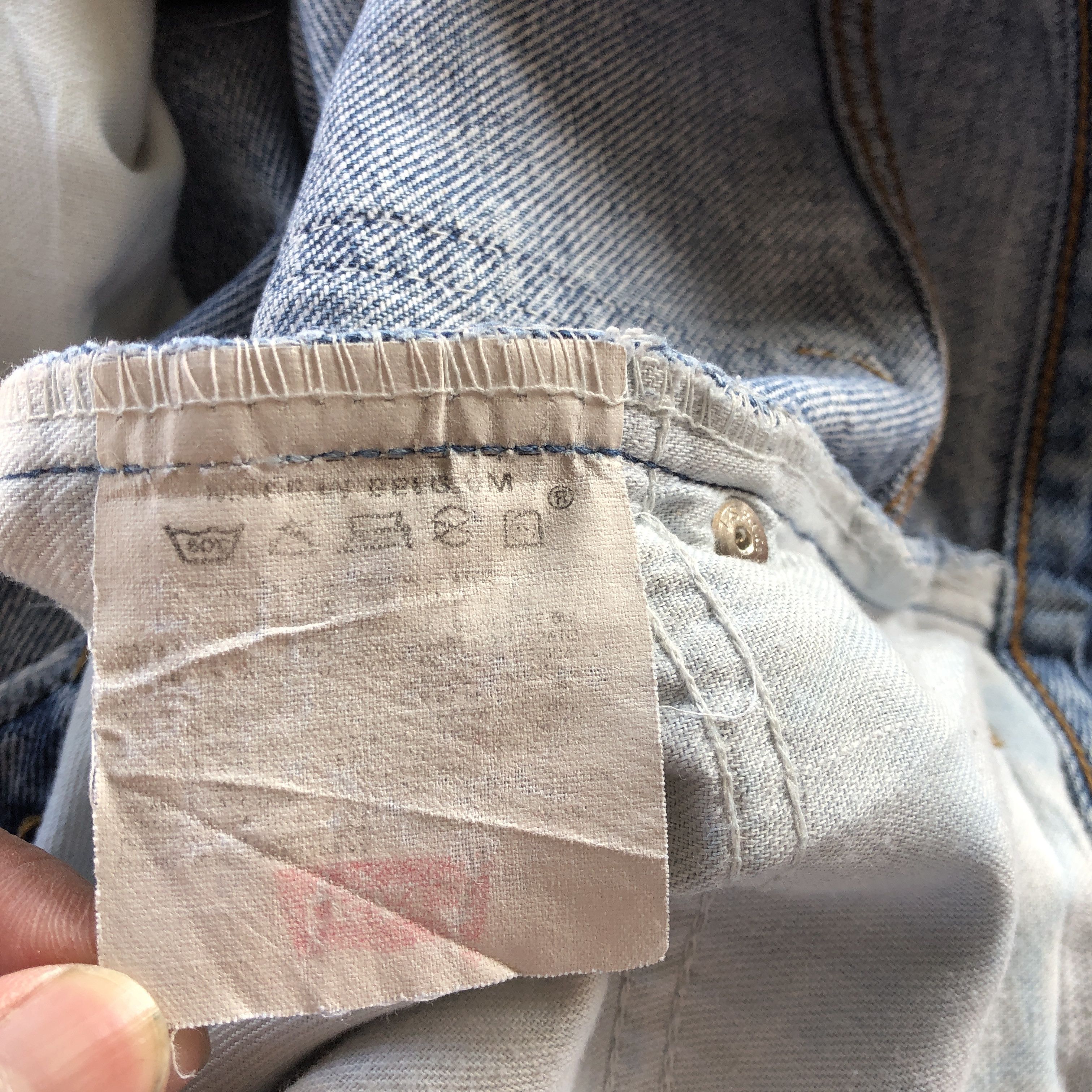 Levi's Vintage 90s Levis 505 Faded Jeans Levi's Light Wash Denim Size US 30 / EU 46 - 8 Thumbnail