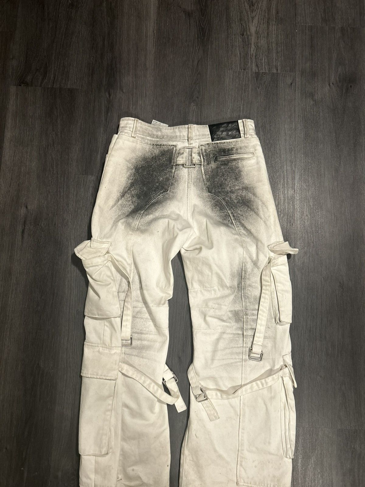 【関税込み】Acne Studios ホワイト＆グレー Pargot ジーンズ Acne Studios Acne Studios White & Gray Pargot Jeans | Grailed