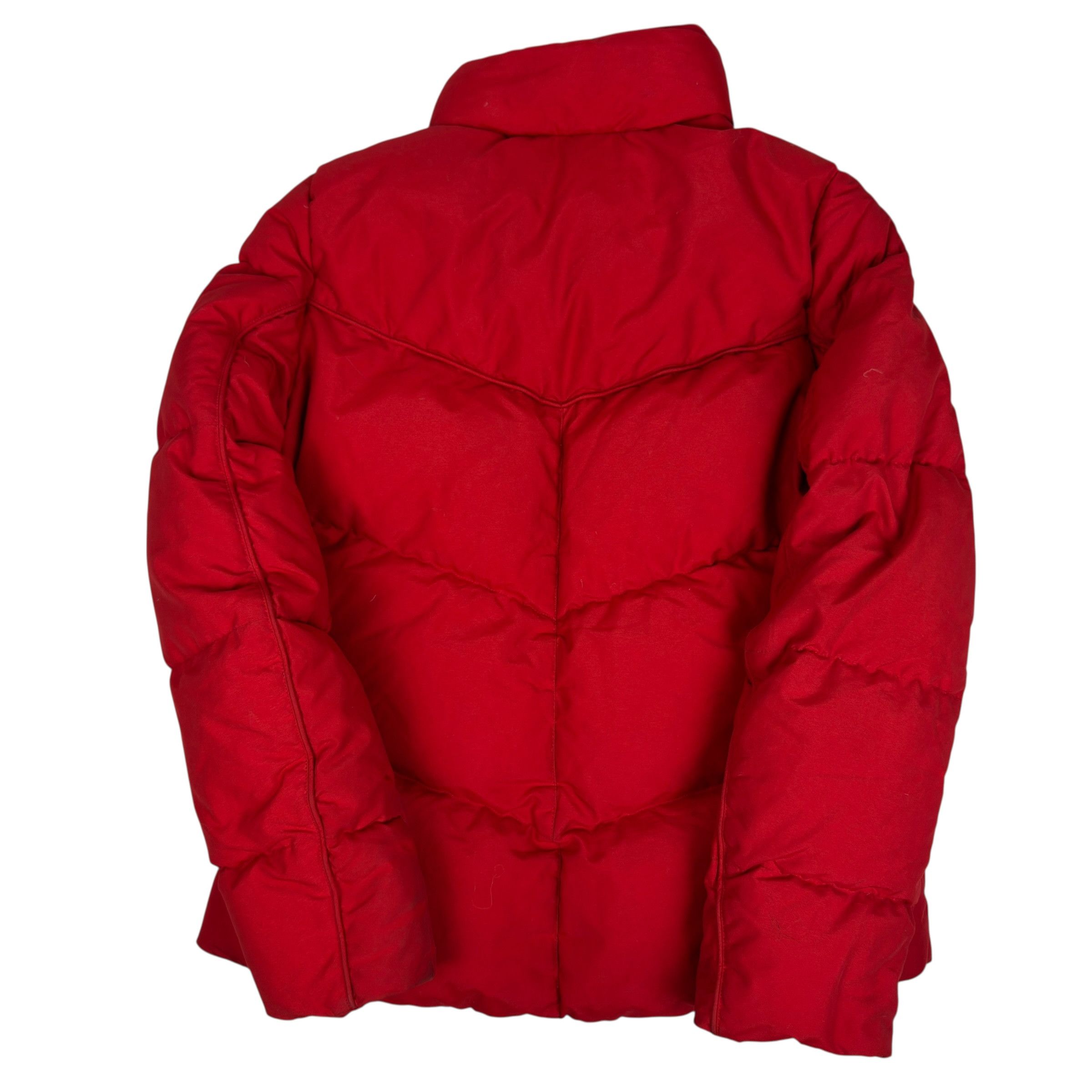 Nike Nike Women's Red White Solo Swoosh Full Zip Puffer Jacket M Size M / US 6-8 / IT 42-44 - 10 Thumbnail