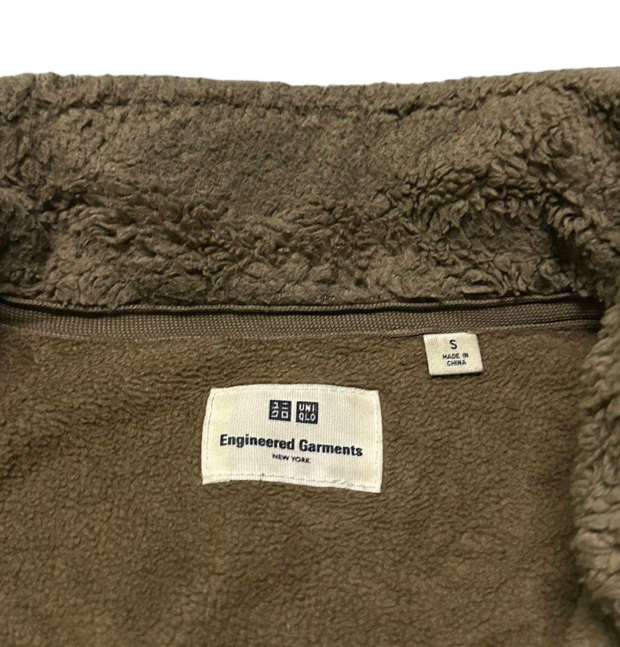 Engineered Garments × Uniqlo Engineered Garments patchwork deep pile fleece jacket Size US S / EU 44-46 / 1 - 4 Thumbnail