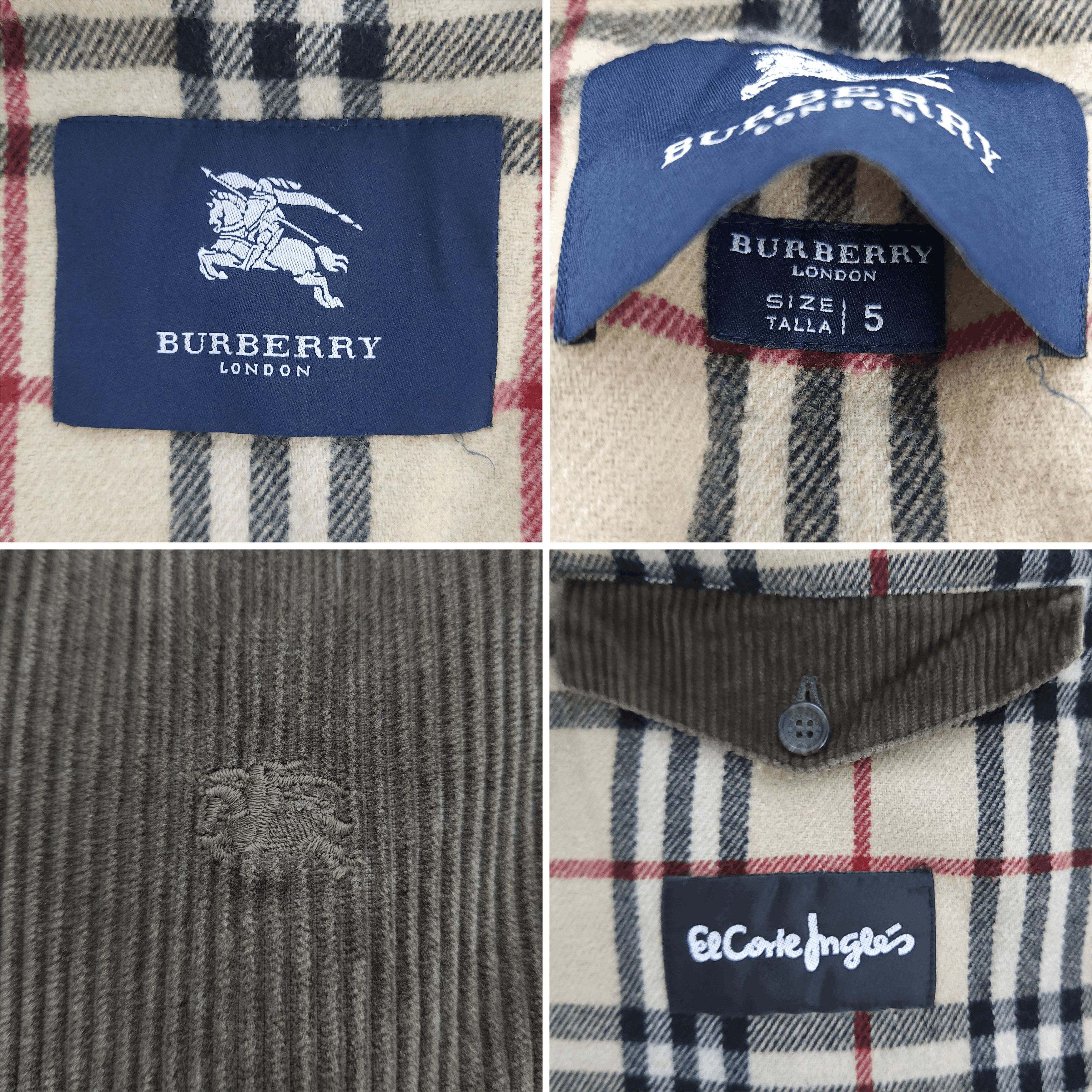 Burberry Burberry London Green Nova Check Corduroy Bomber Jacket XL Size US XL / EU 56 / 4 - 4 Thumbnail