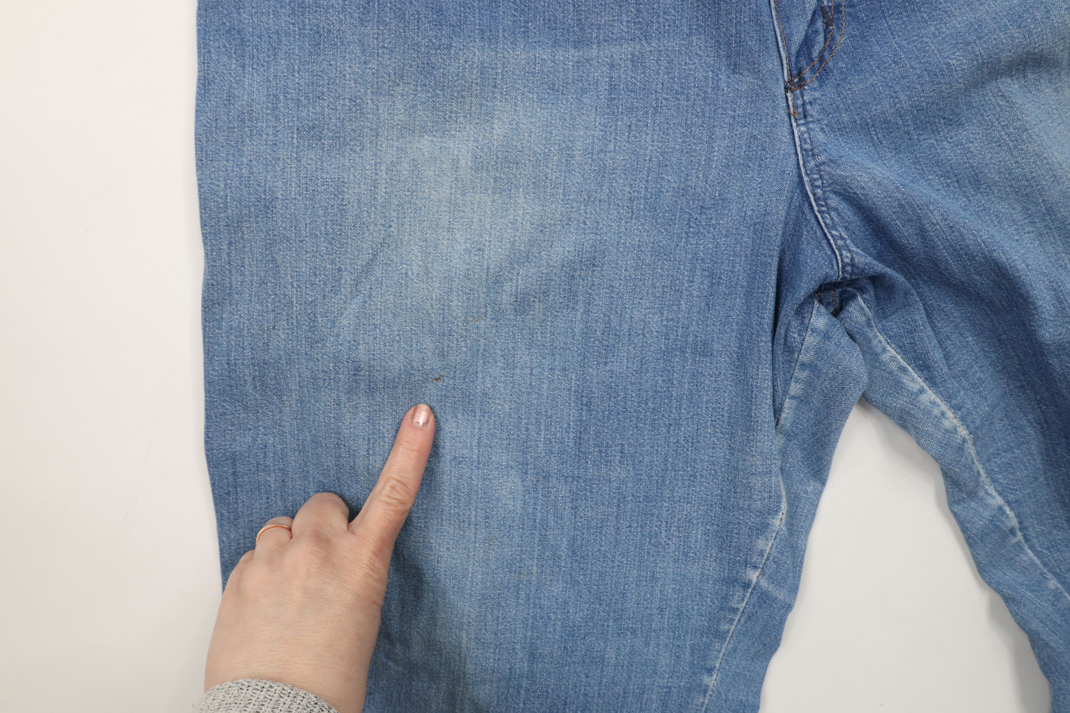 Vintage Vintage 70s Streetwear Relaxed Wide Leg Denim Jeans USA Size 42" / US 20 - 7 Thumbnail