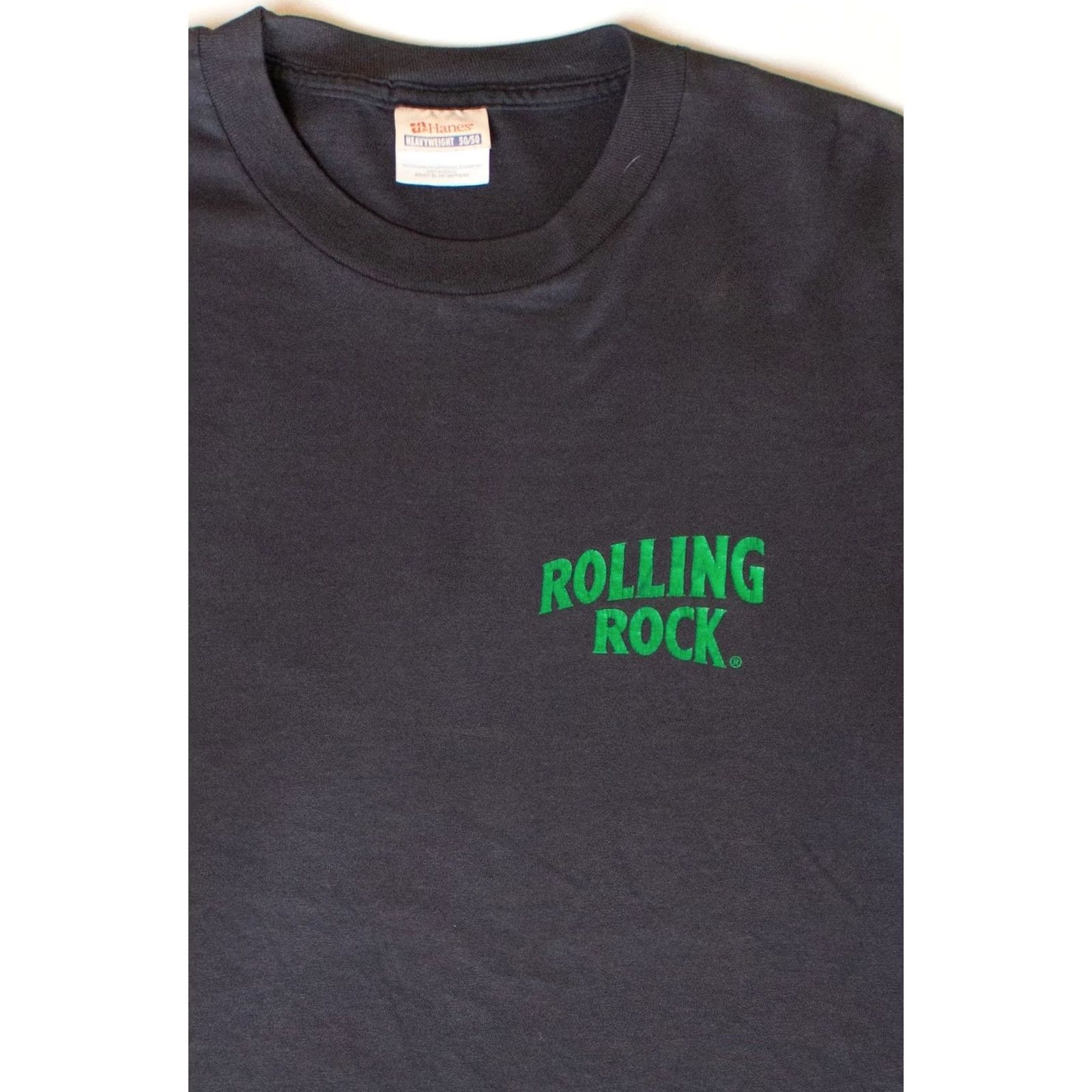 Hanes VINTAGE Hanes T-Shirt Bike Rally 03 Black Unisex Adults XL 2000s Mens Women Slim fit? Size US XL / EU 56 / 4 - 3 Thumbnail