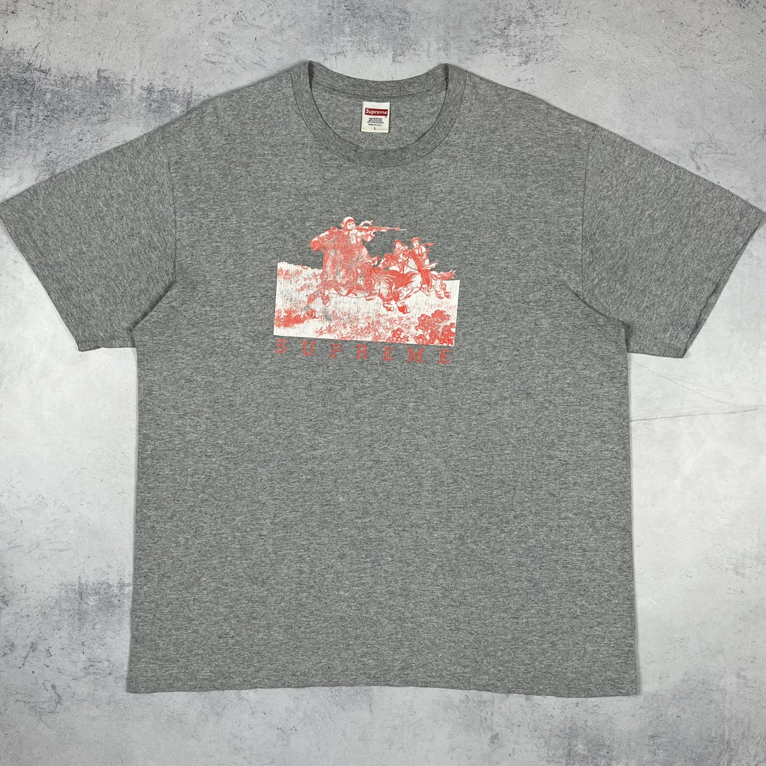 Supreme Supreme Riders Big Logo T Shirt SS19 Size US L / EU 52-54 / 3 - 2 Thumbnail