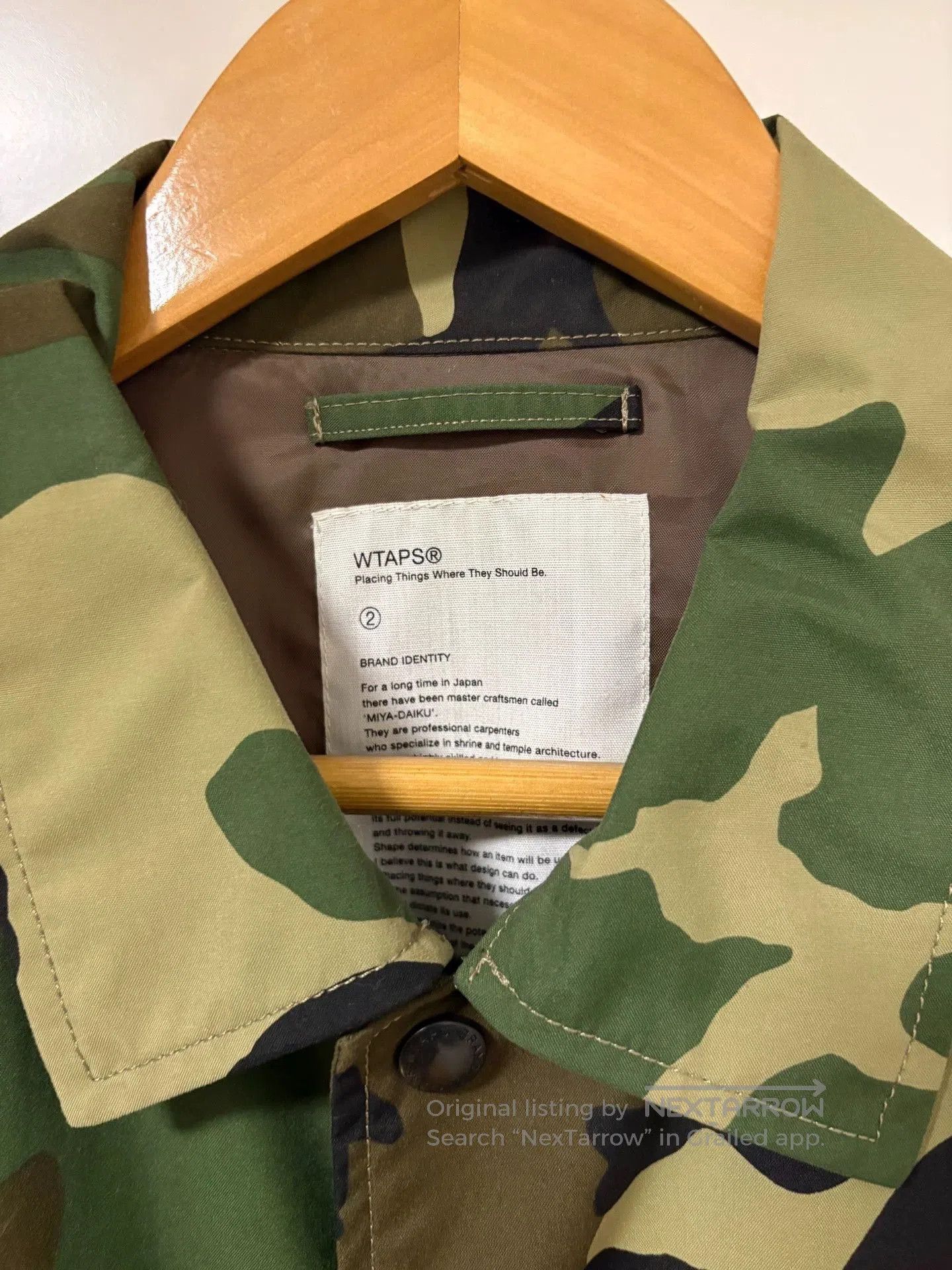 Wtaps WTAPS 15SS Camouflage Windbreaker. Size US M / EU 48-50 / 2 - 3 Thumbnail