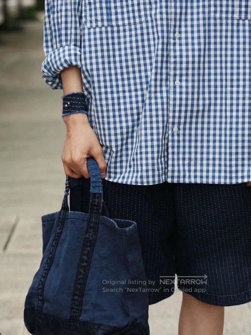 Porter Classic Porter Classic Roll Up Gingham Shirt. Size US L / EU 52-54 / 3 - 5 Thumbnail