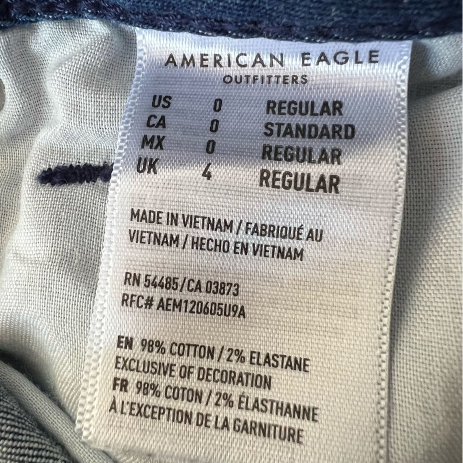 American Eagle Outfitters American Eagle Pinstripe Hi-Rise Mini Skirt Size 0 LIKE NEW Size 25" / US 0 / IT 36 - 5 Thumbnail