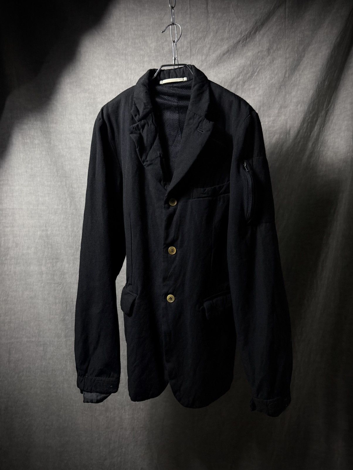 Comme des Garcons Homme Plus Comme des Garçons Homme Plus 05AW Back-Zip Blazer Size US M / EU 48-50 / 2 - 3 Thumbnail
