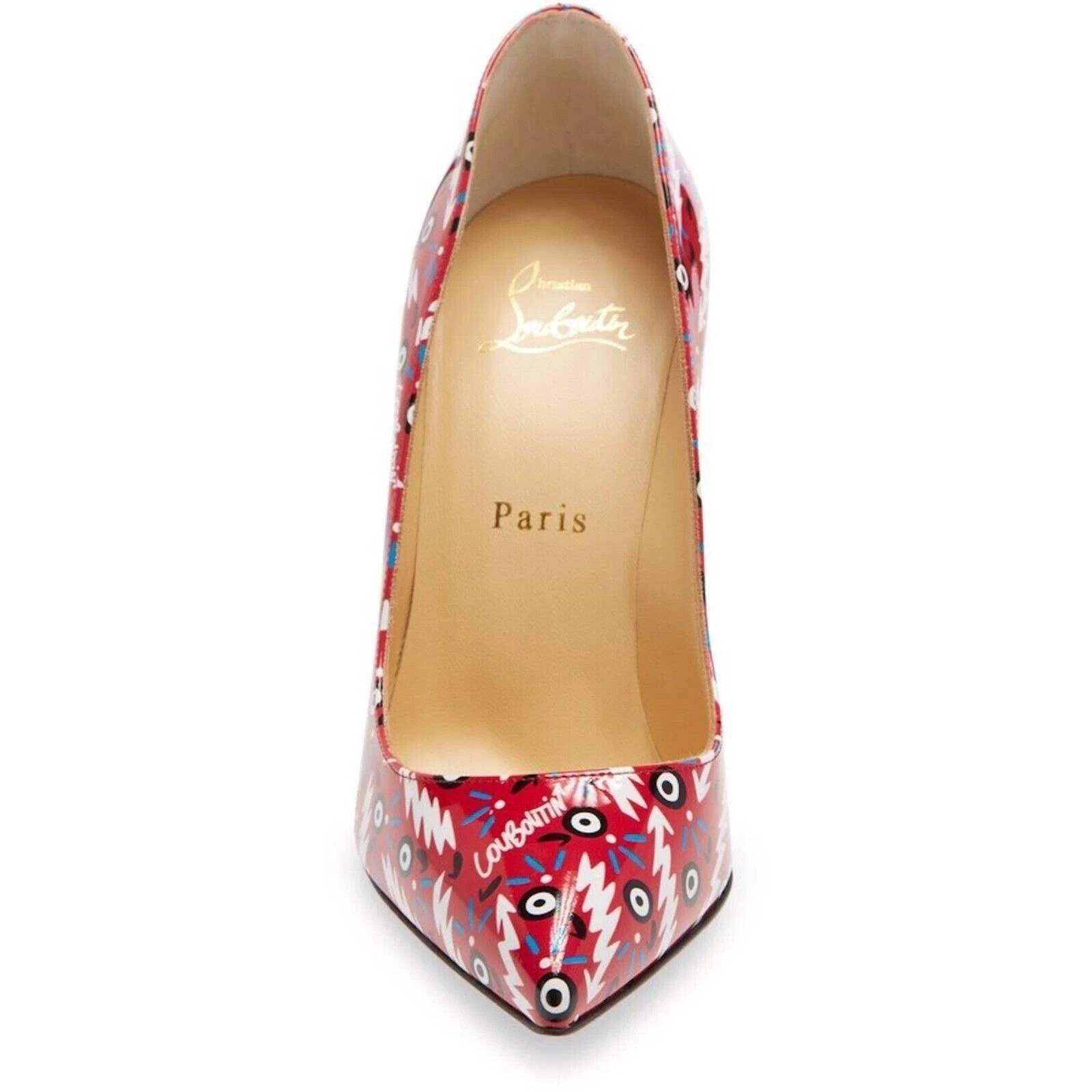 Christian Louboutin Christian Louboutin Pigalle Follies 100 Patent Ginzana Size US 6 / IT 36 - 7 Thumbnail