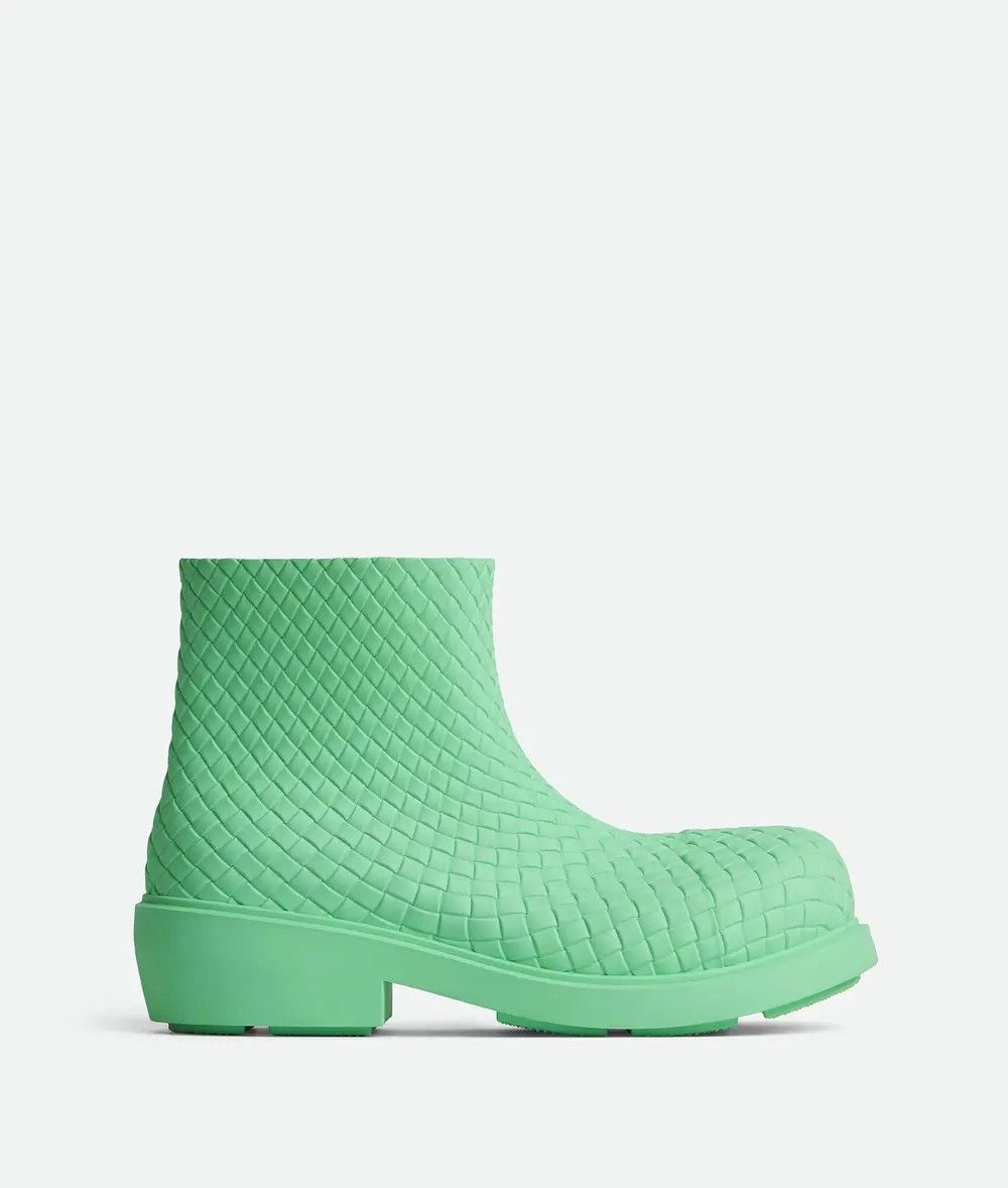 Bottega Veneta o1loc1c1125 763725 Fireman Ankle Boots in Siren Size US 6 / EU 39 - 1 Thumbnail