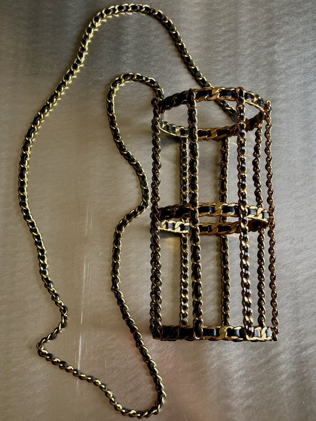 Chanel Chanel - Karl Lagerfeld - 1994 - Chain Link Bottle Holder Size ONE SIZE - 6 Thumbnail
