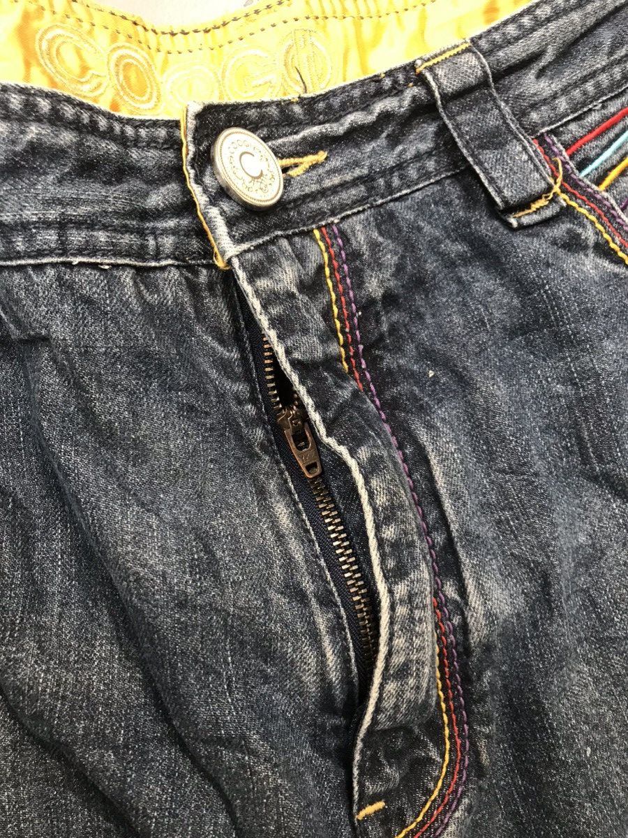 Coogi × Vintage Vintage Coogi cross sword ⚔️ embroidered denim jort Size US 40 / EU 56 - 6 Thumbnail